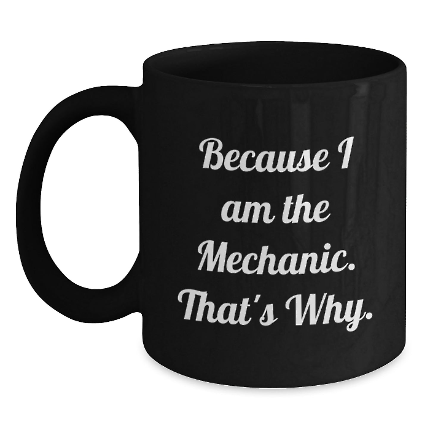 Mechanic Keepsake Black Coffee Mug for Him Premium Birthday Gift - Main