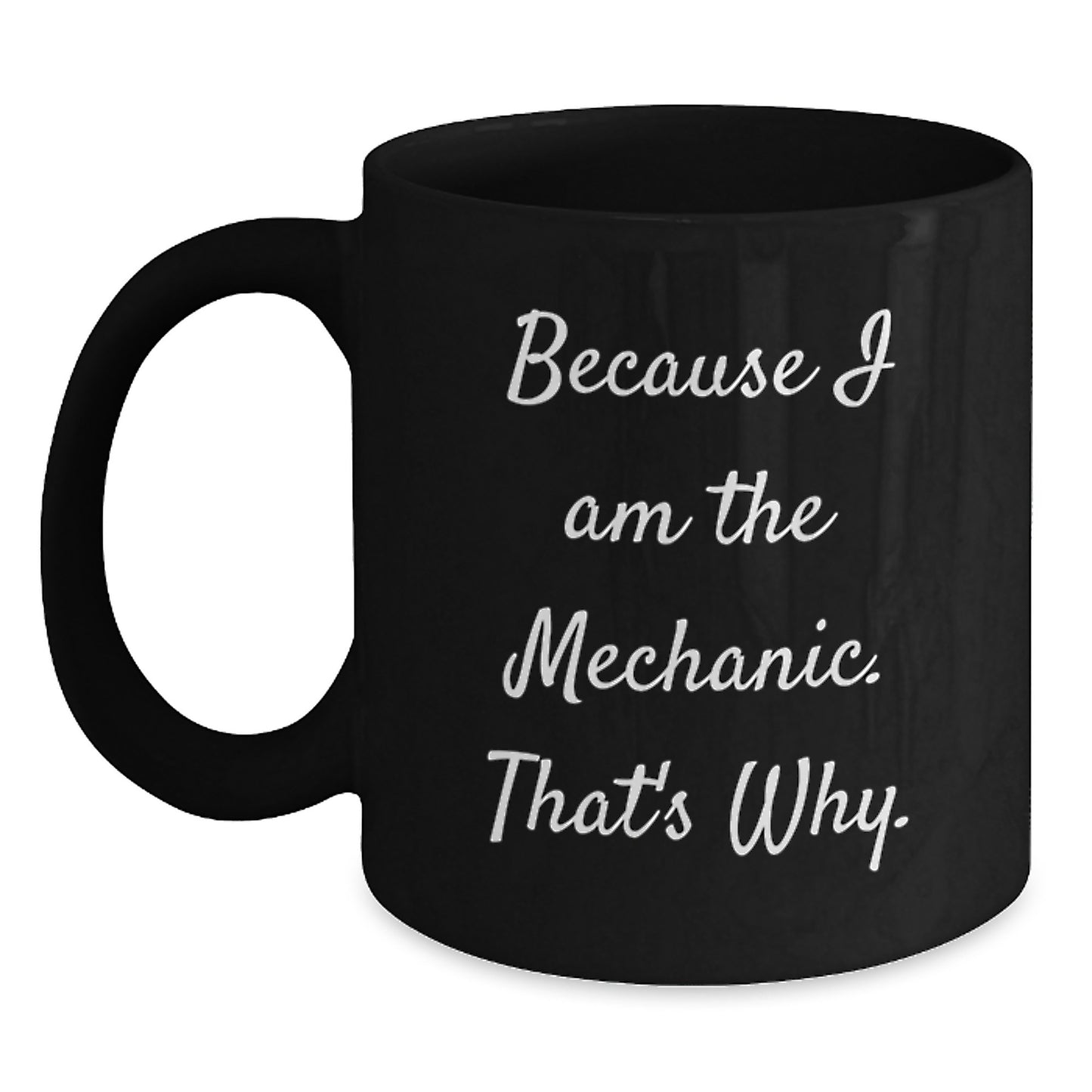 Bold Mechanic Novelty Black Coffee Mug Birthday Gift for Friends - Main