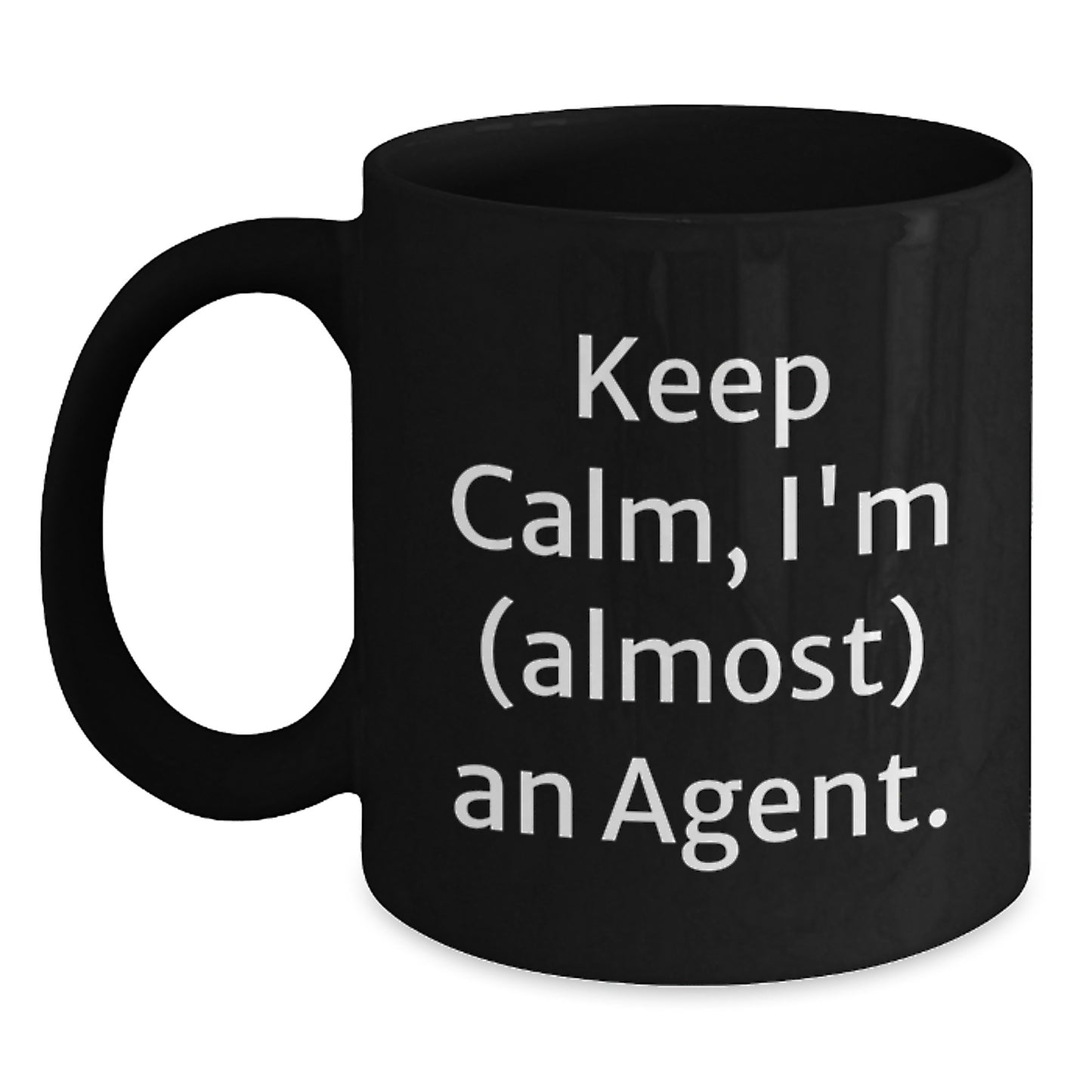 Agent Keepsake Black Coffee Mug for Him Birthday Gift - Main