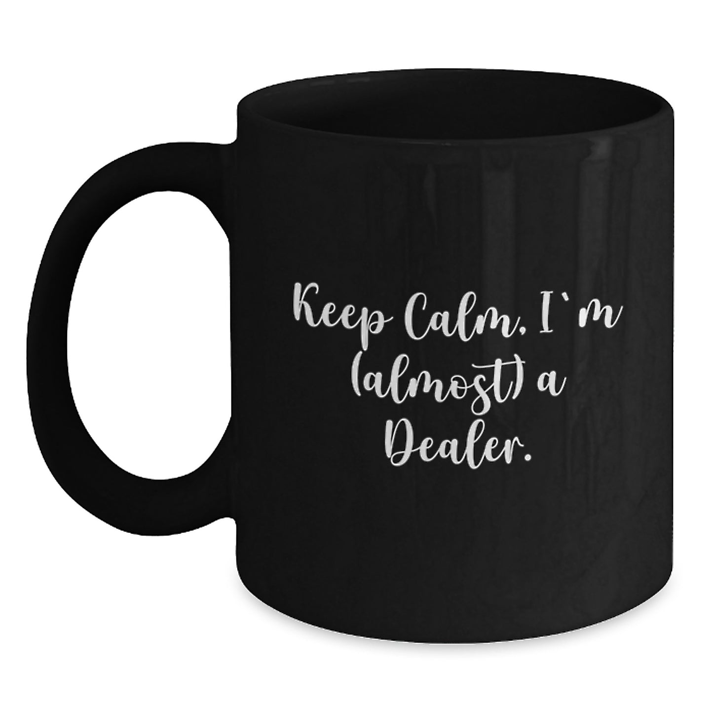 Premium Dealer Keepsake Black Coffee Mug for Him Birthday Gift - Main