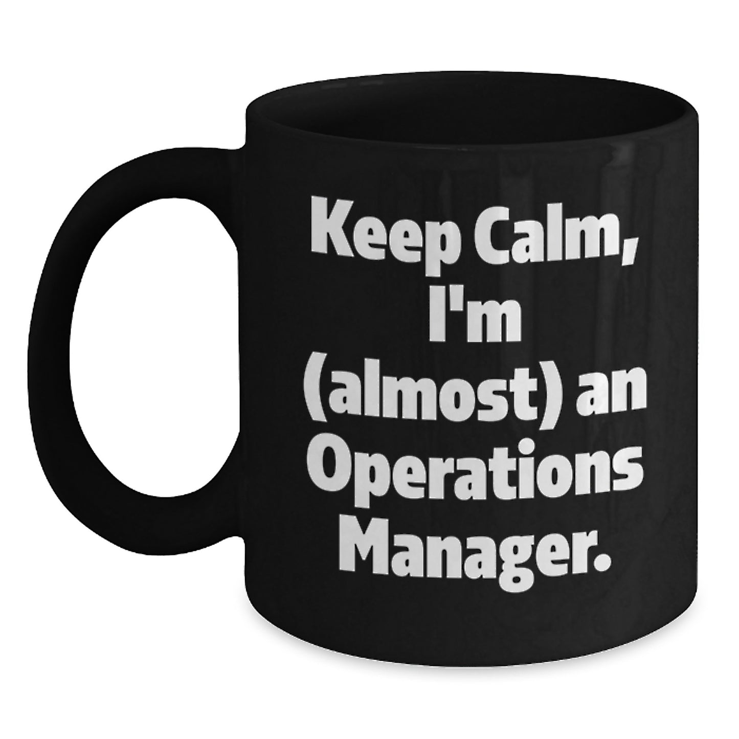 Operations Manager Keepsake Black Coffee Mug 11oz for Him Birthday Gift - Main