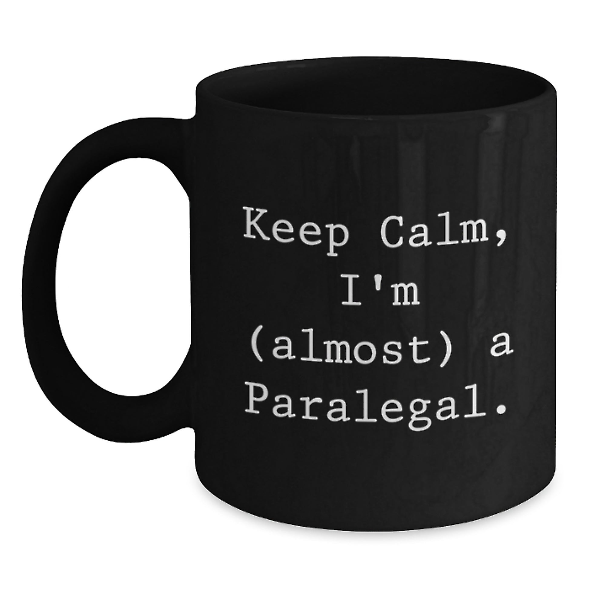 Paralegal Keepsake Black Ceramic Coffee Mug for Him – Birthday Gift - Main