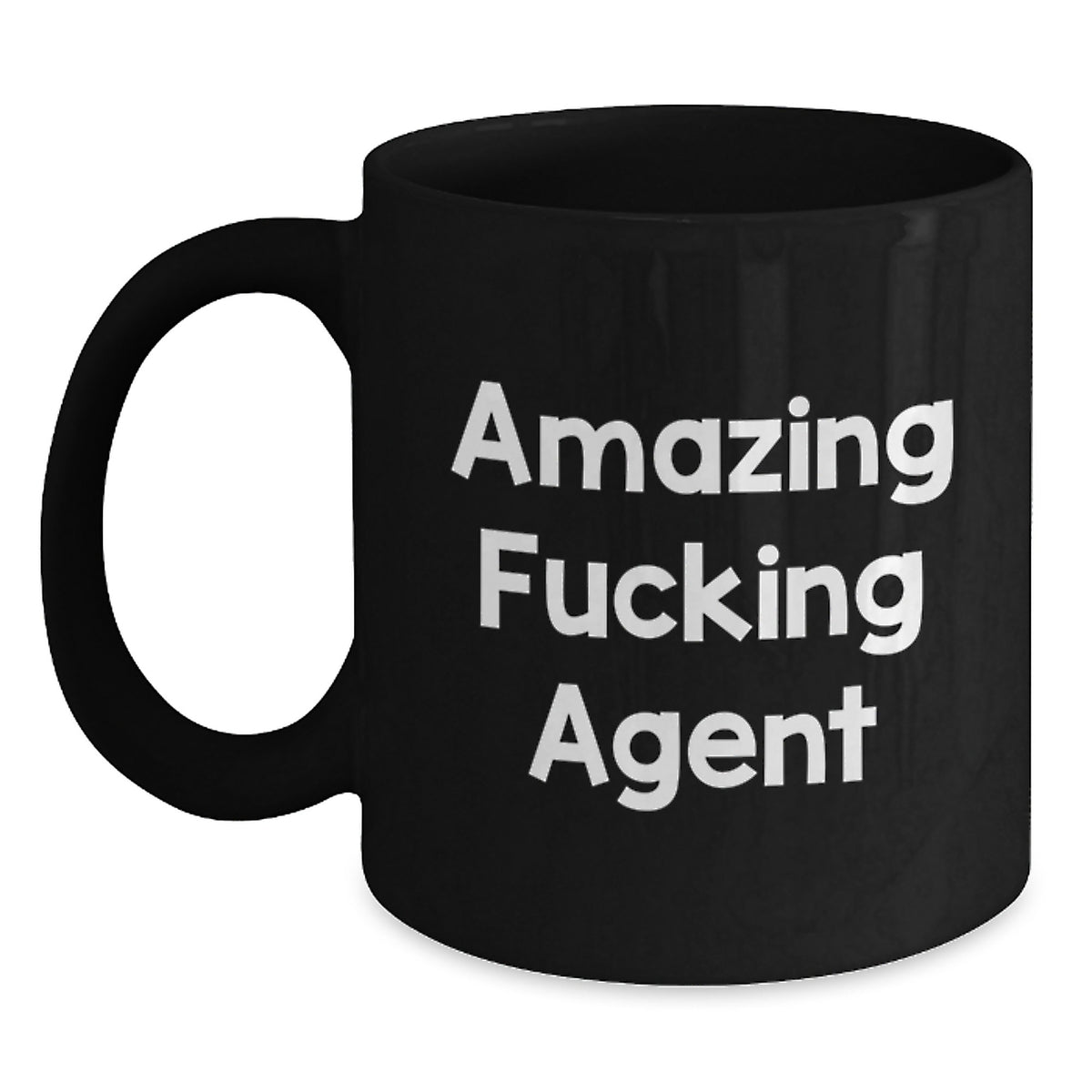 Agent Keepsake Black Coffee Mug for Him Amazing Premium Christmas Gift - Main