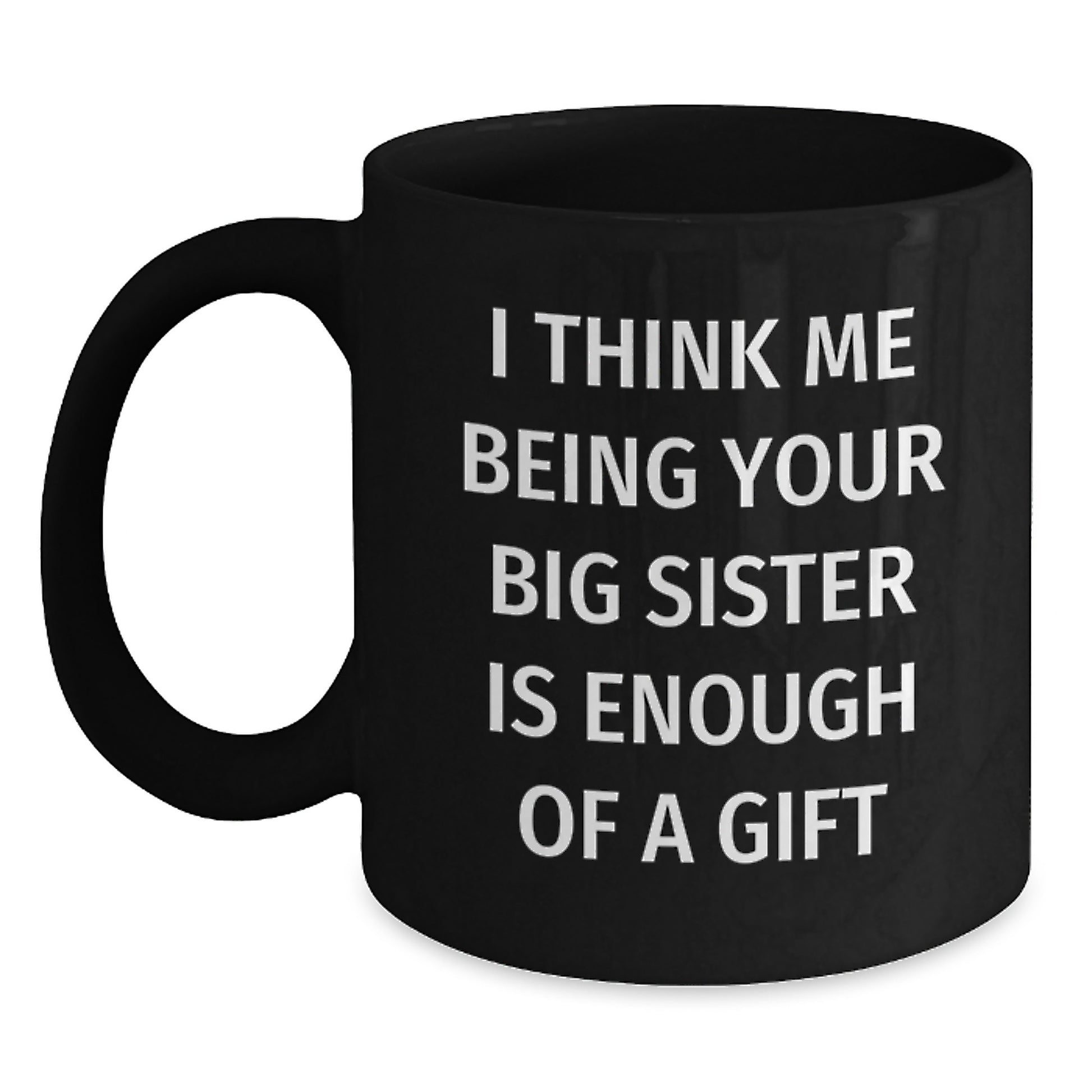Big Sister Keepsake Mug for Her Birthday Gift with 11oz Ceramic and 15oz - Main