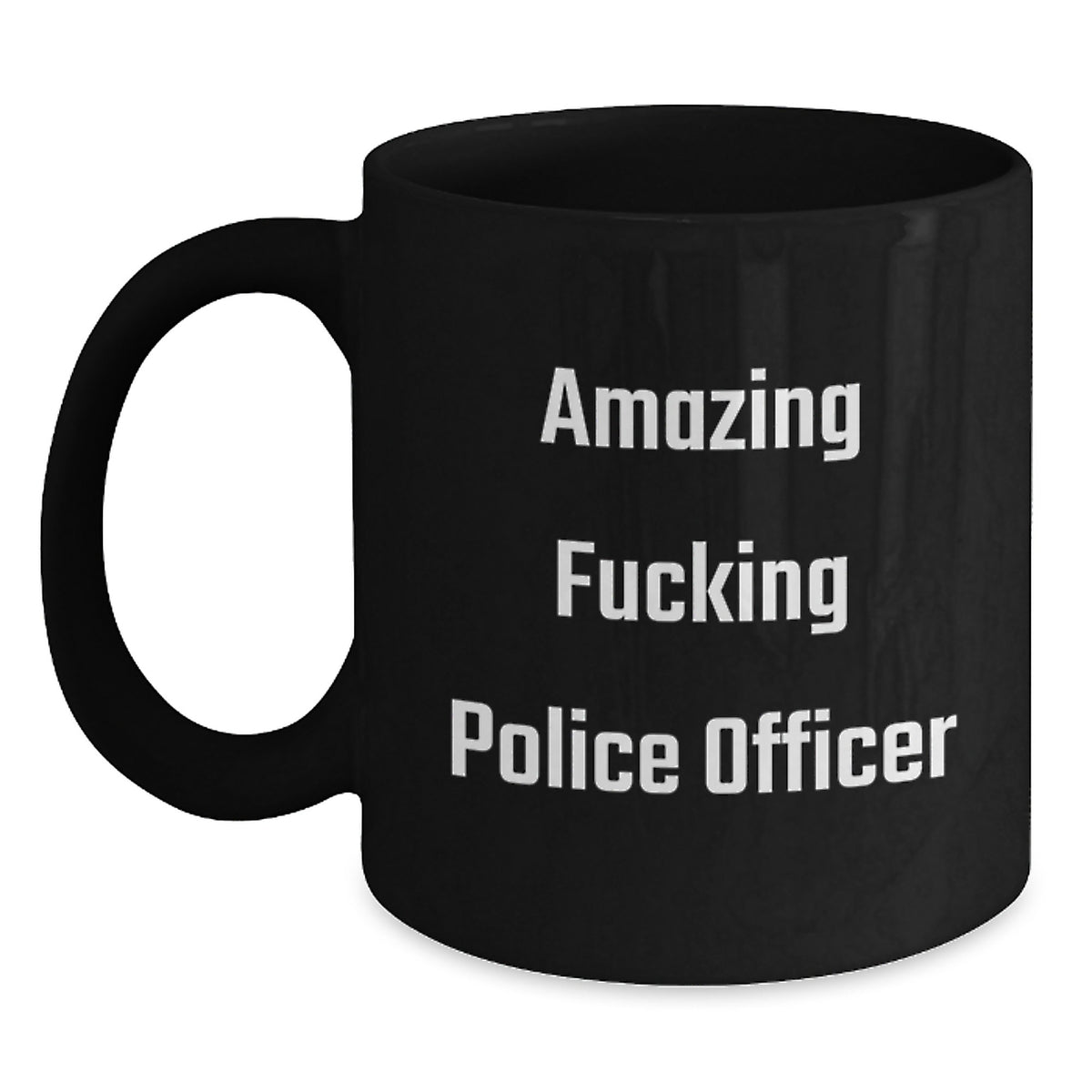 Police Officer Gift for Him - Amazing Fucking Police Officer Keepsake - Main