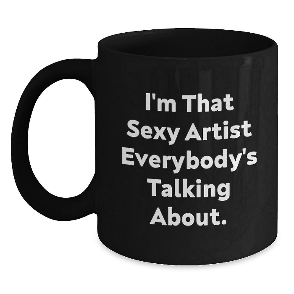 Christmas Gift for Her - Humorous Artist Coffee Mug Present - Main