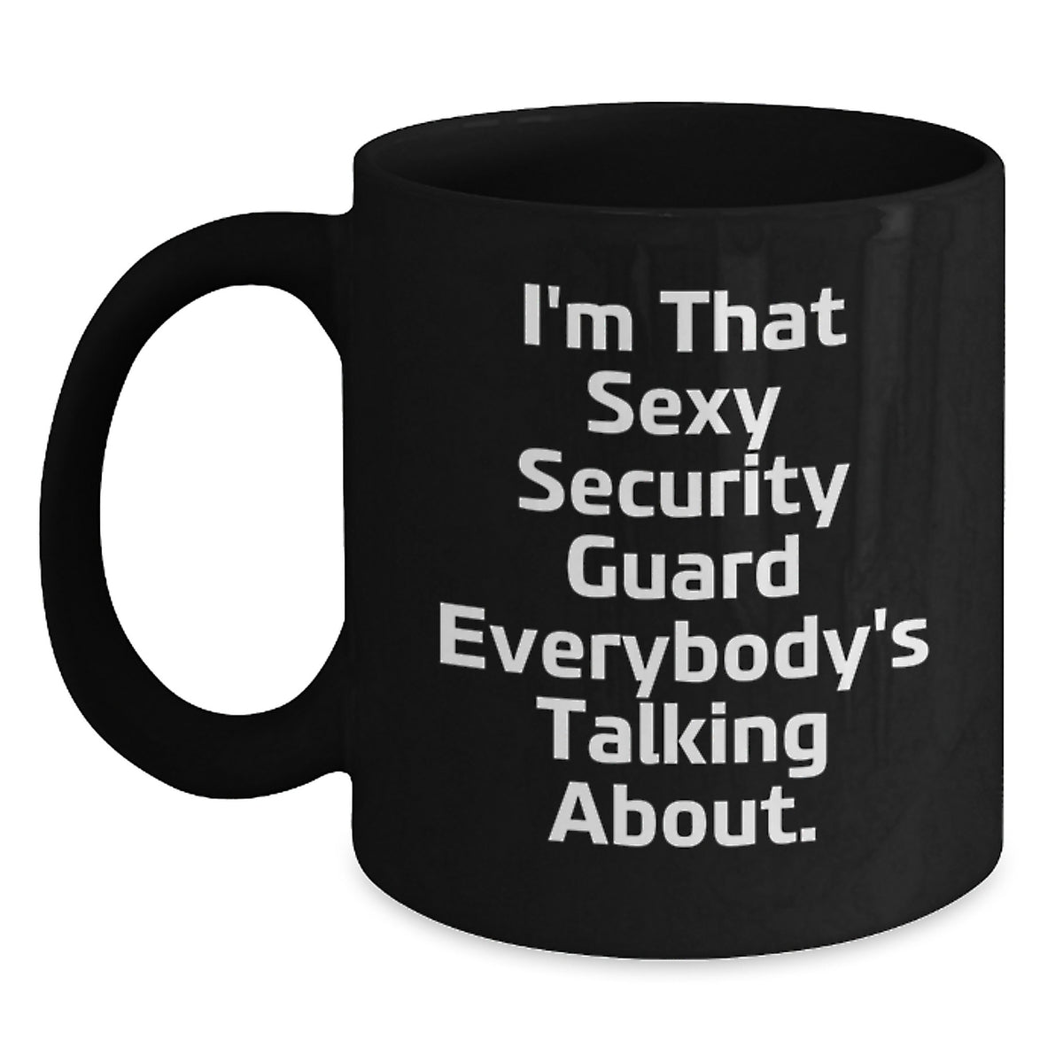 Security Guard Gift for Him - Witty Coffee Mug Keepsake - Main