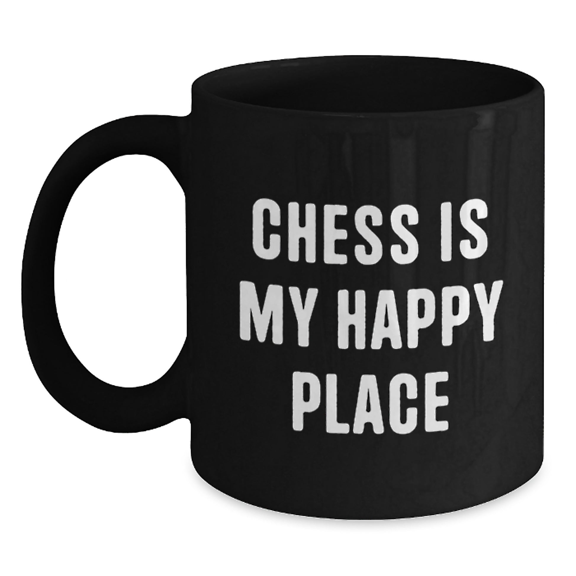 Funny Chess Quotes Black Coffee Mugs for Chess Enthusiasts Gifts from Family and Friends on Father's Day Unique Ideas - Main