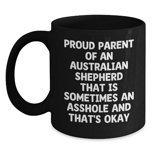 Australian Shepherd Dog Funny Coffee Mug Gifts from Men for Australian Shepherd Dog Owners on Father's Day - Main