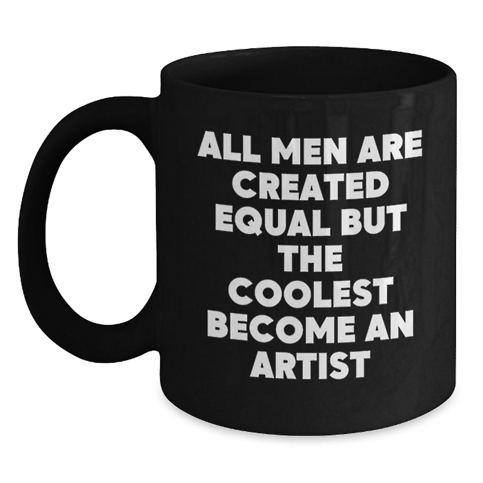 Funny Artist Black Coffee Mugs Gifts for Artist Friends from Men Funny Mug for Artist Lover - Main