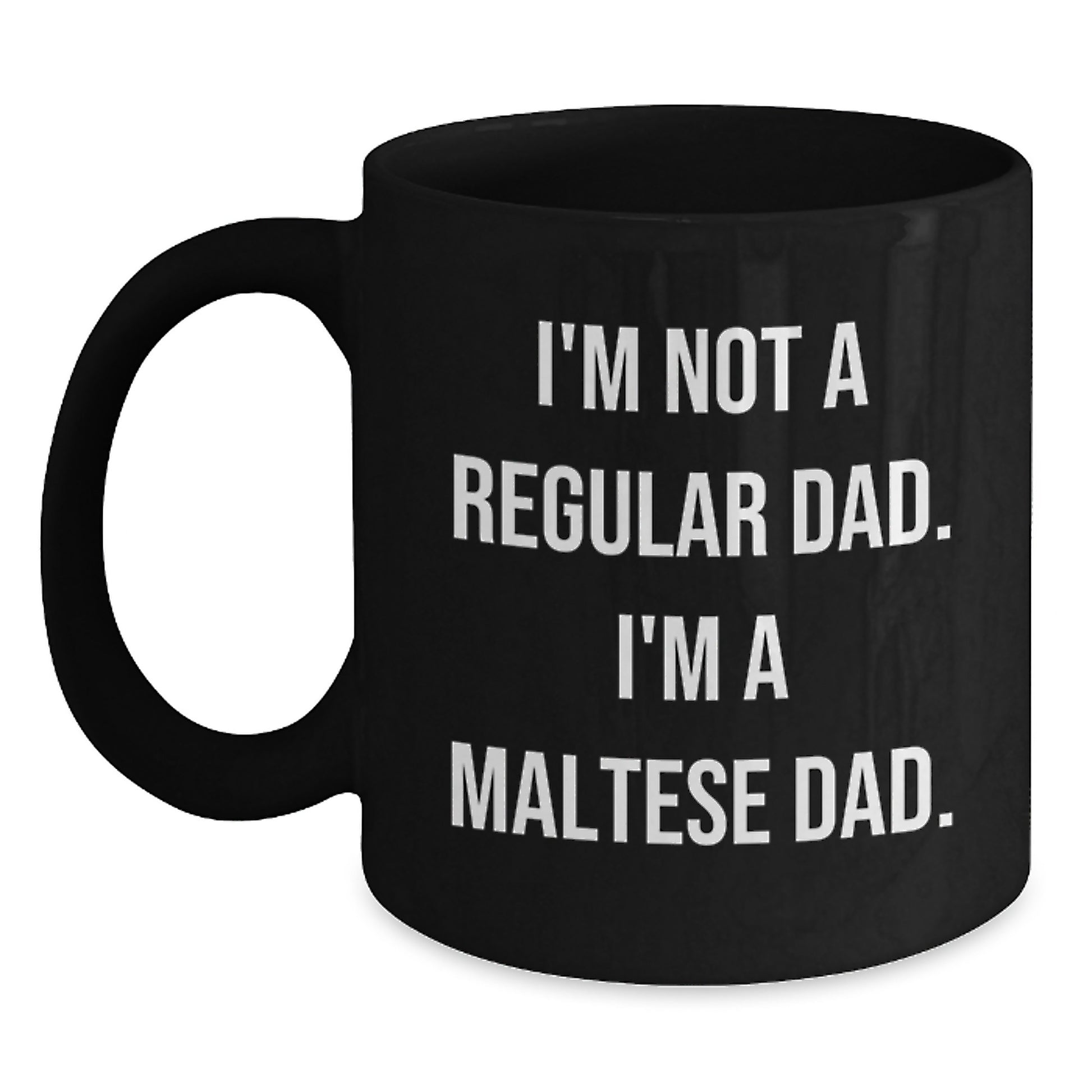 Funny Maltese Dog Gift for Dad Birthday Unique Gifts from Men to Friends - Main