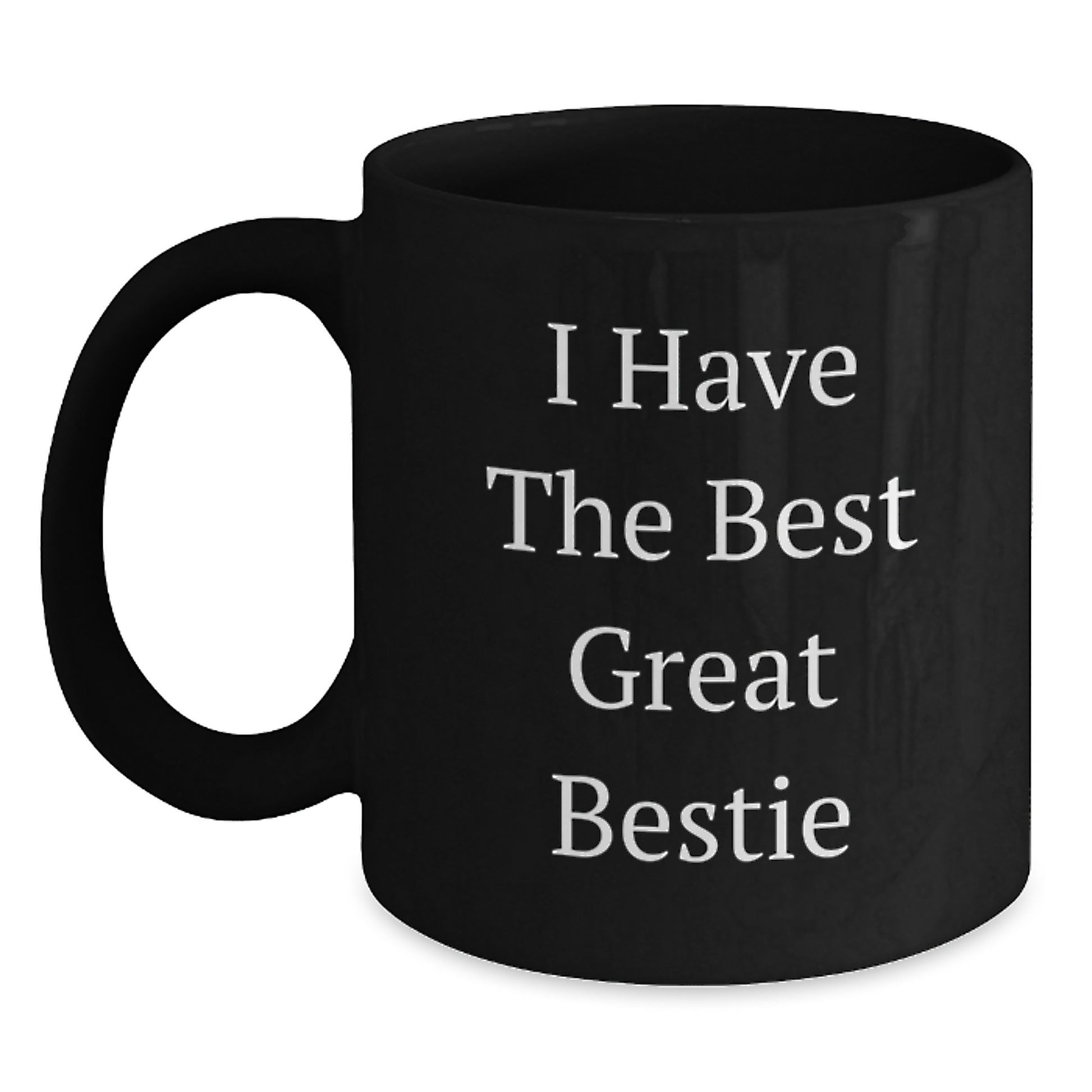 Funny Bestie Gifts from Women, Friends for Bestie Men, Unique Christmas Unique Gifts for Bestie Friends, Black Coffee Mug with Great Funny Quote - Main