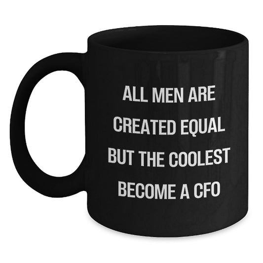Cfo Keepsake Black Coffee Mug for Him Graduation Gift 11oz Premium - Main