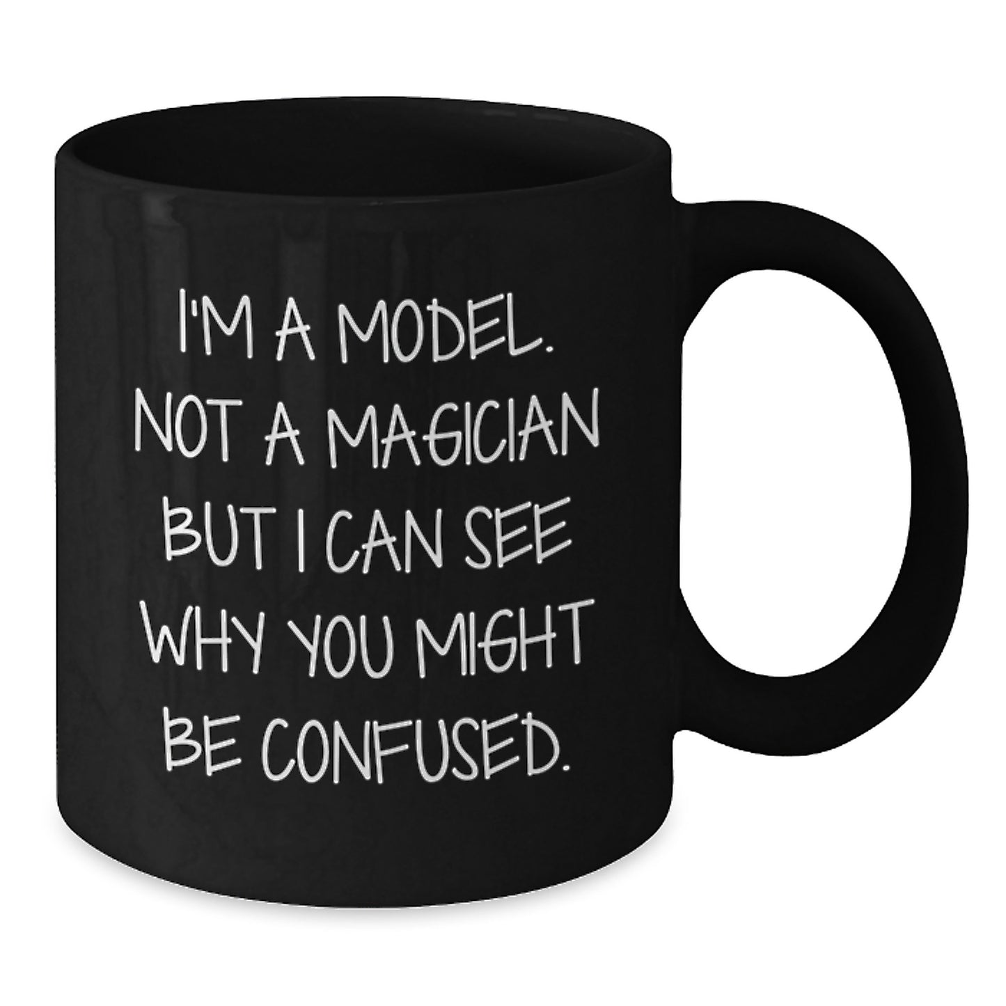 Funny Quotes Gifts for Model Enthusiasts, Black Coffee Mug, Christmas Unique Gifts from Friends for Women, Men, Family, Coworkers - Additional