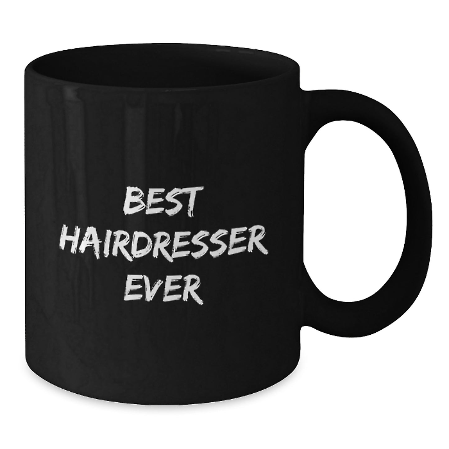 Funny Hairdresser Gifts from Friends for Hairdresser, Best Hairdresser Ever Black Coffee Mug, Graduation Unique Gifts - Additional