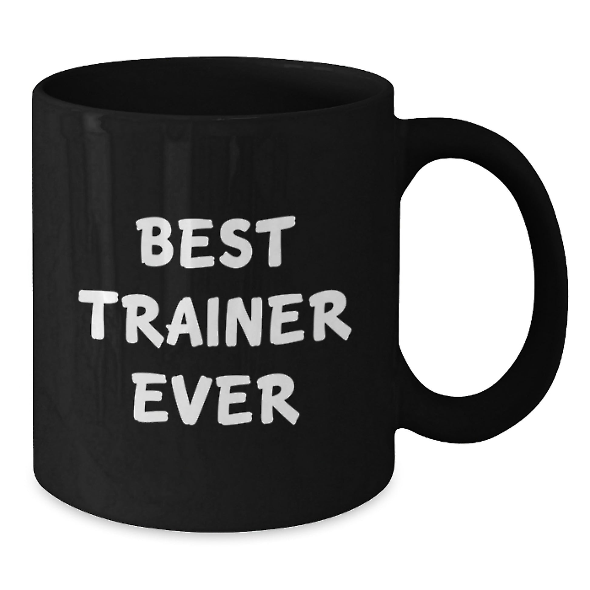 Funny Trainer Gifts from Friends, Christmas Unique Trainer Mugs for Men - Best Trainer Ever Quote, Black Coffee Mug, Inspirational Motivational Trainer - Additional