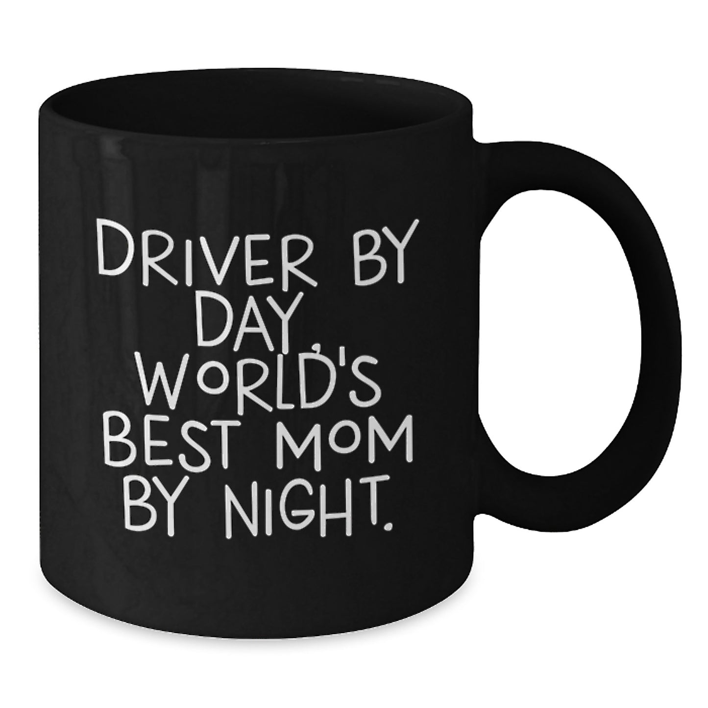 Funny Driver Black Coffee Mugs, Gifts from Dad, World's Best Mom, Perfect for Driver Gifts, Father's Day Unique Presents - Additional