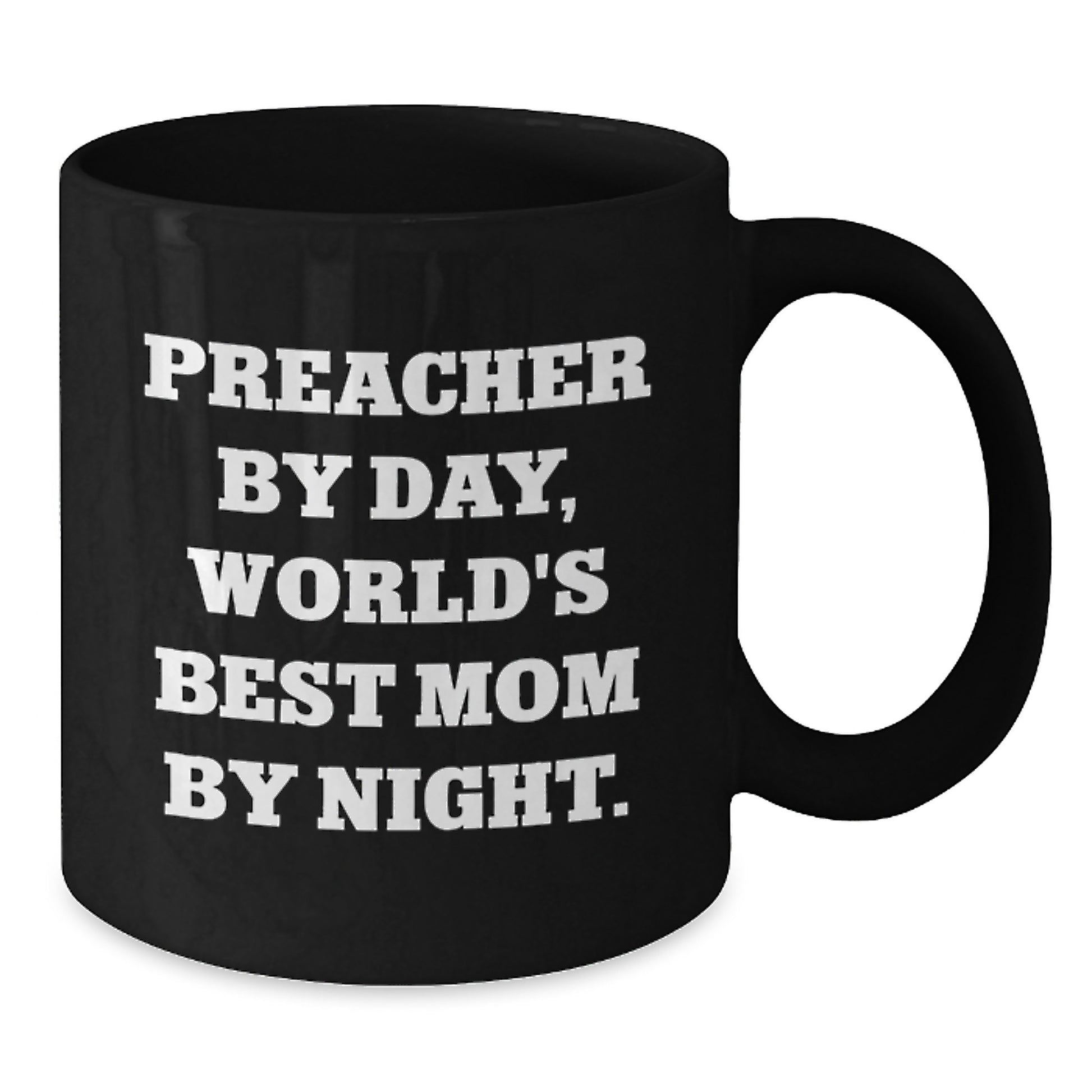 Christmas Gift for Her Preacher By Day, World's Best Mom Present - Additional