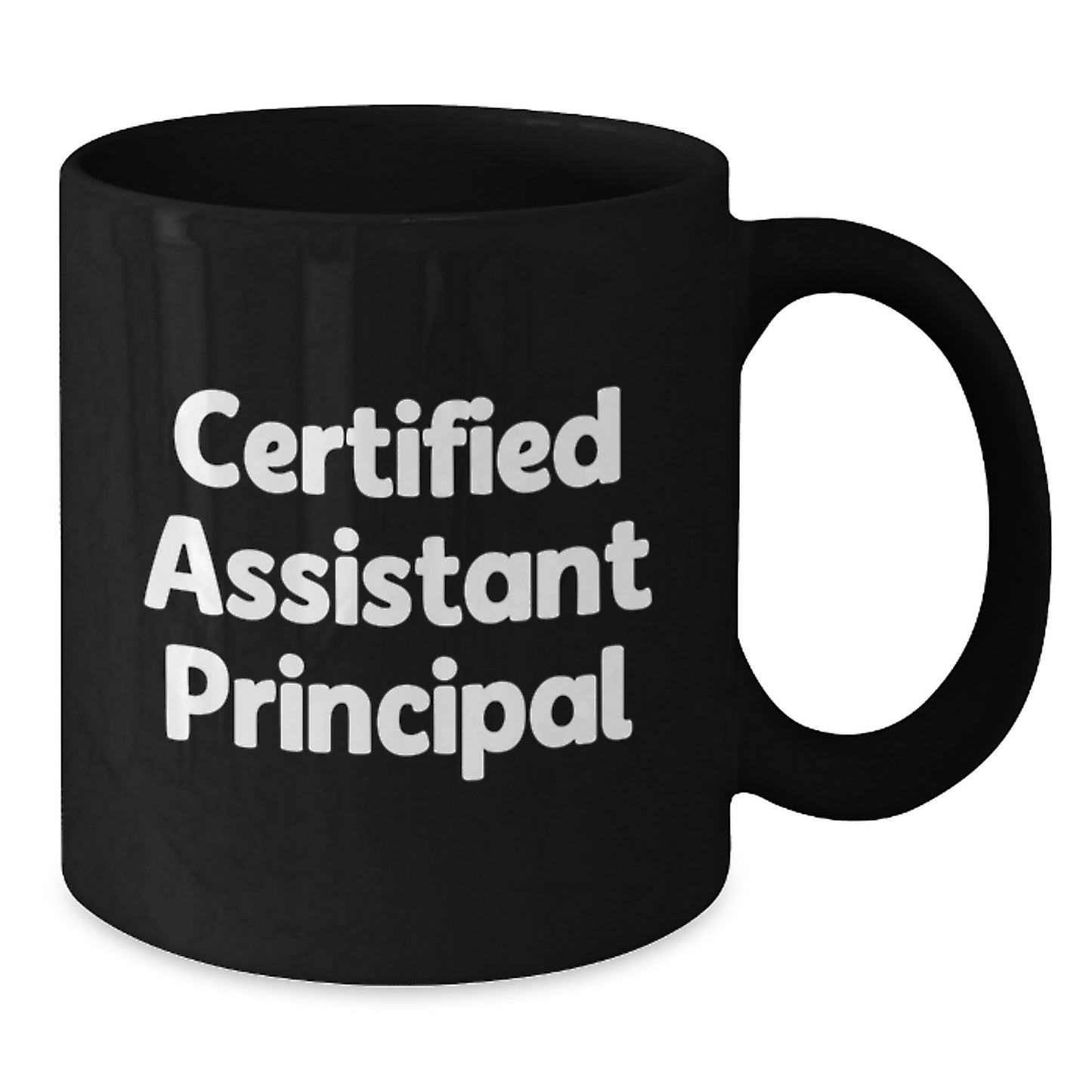 Funny Motivational Gifts for Assistant Principals, Black Coffee Mugs, Perfect Christmas Unique Gifts from Friends and Coworkers - Additional