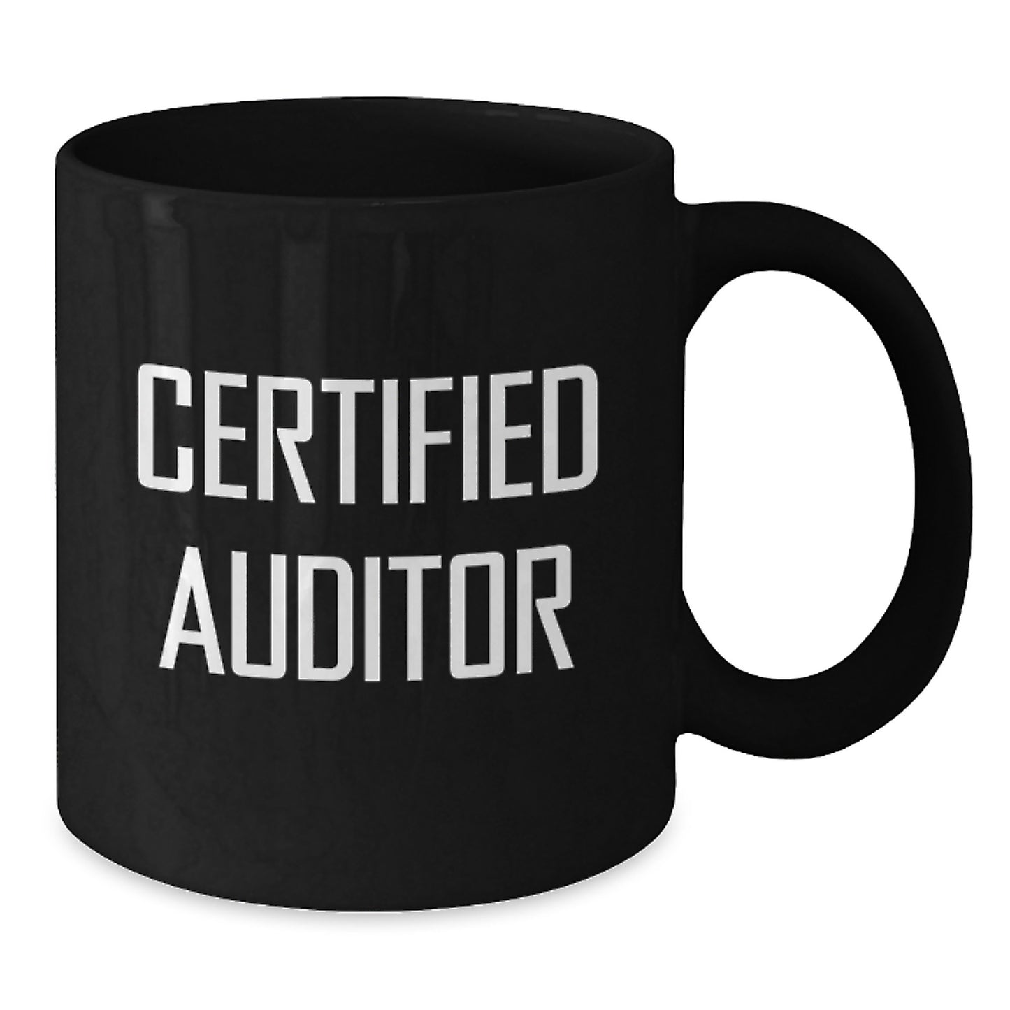 Funny Auditor Gifts for Birthday, Certified Auditor Quote on Black Coffee Mugs, Gifts from Friends, Birthday Unique Gifts for Certified Auditors - Additional