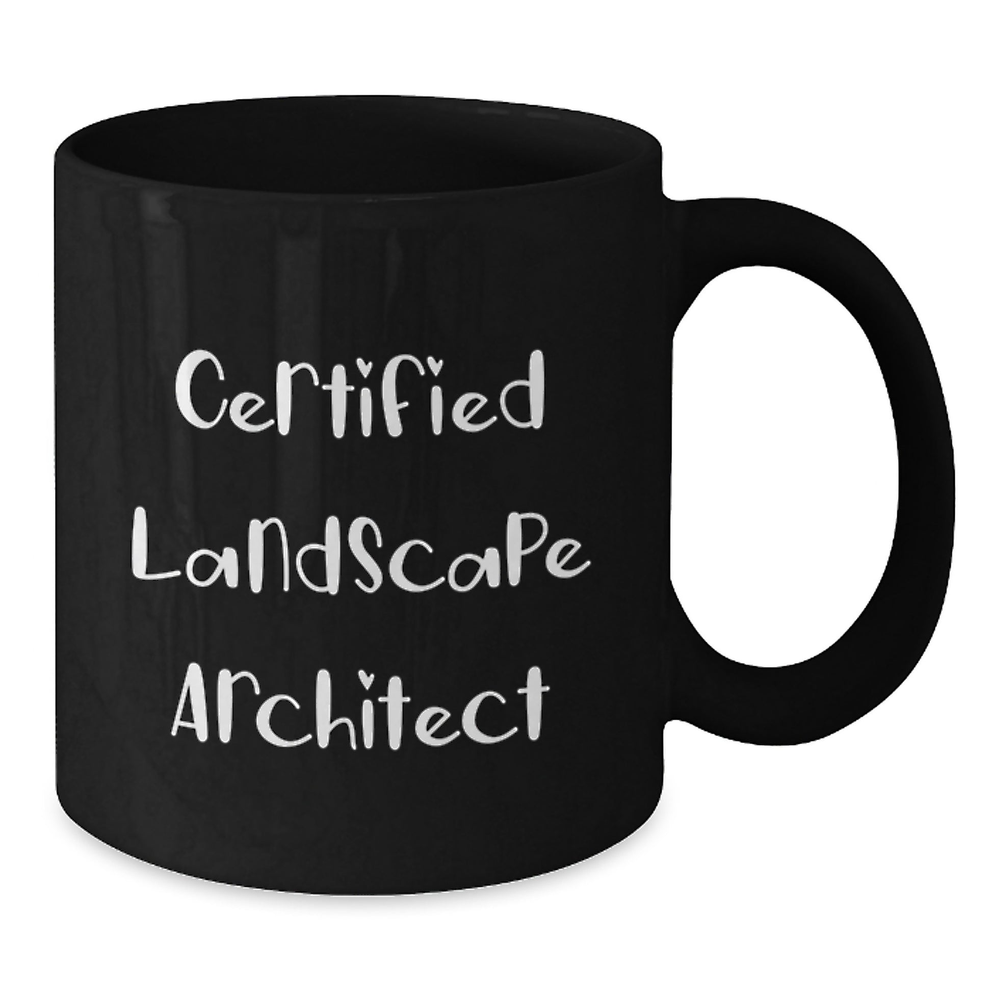 Funny Quote Gifts from Friends to Landscape Architects - Black Coffee Mug, 11oz or 15oz, Microwave and Dishwasher Safe - Additional