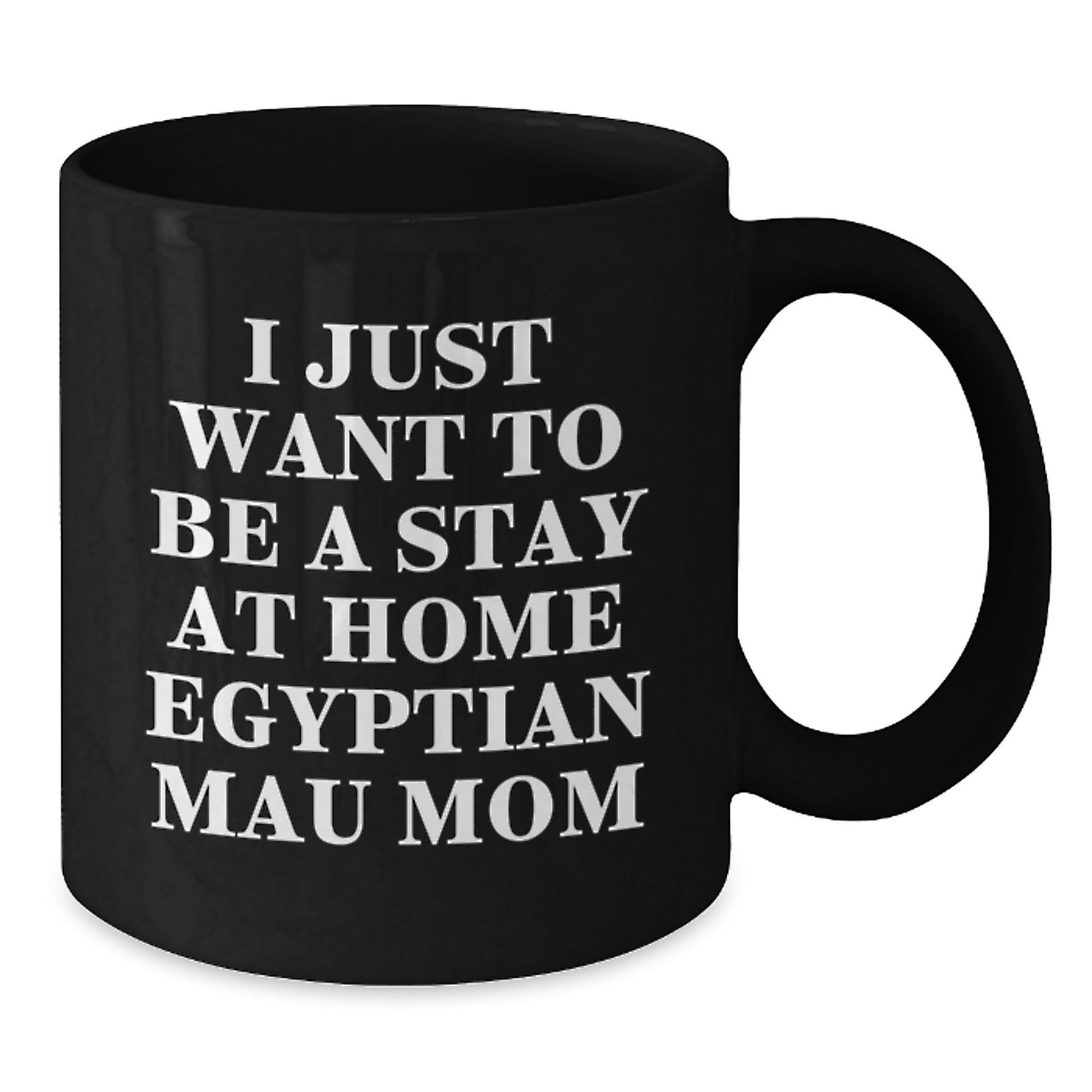 Egyptian Mau Cat Lover Gifts for Men, Funny Black Coffee Mug for Egyptian Mau Cat Mom, Unique Christmas Unique Gifts from Family to Women - Additional