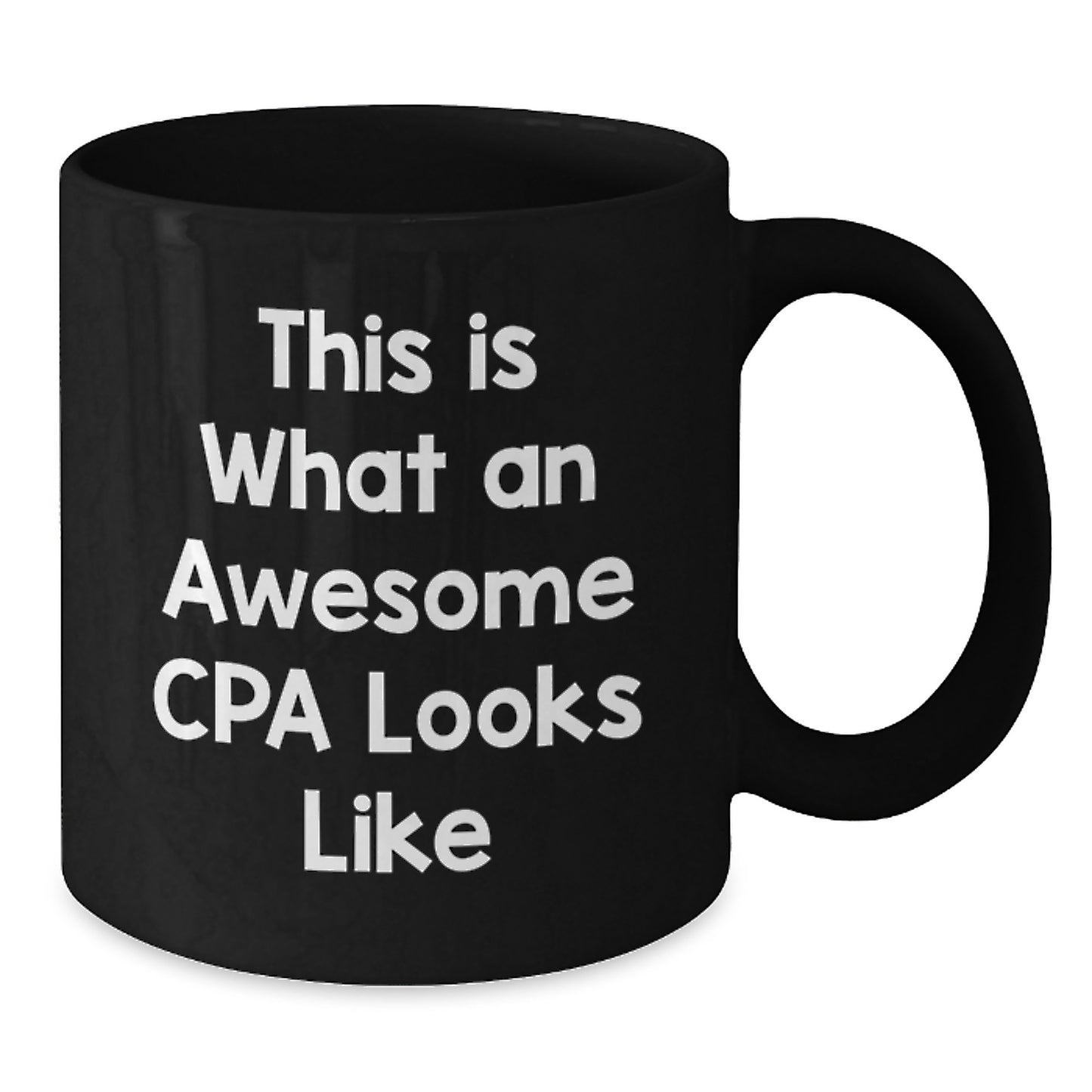 Funny CPA Gifts for Men, Black Coffee Mug, This Is What An Awesome Cpa Looks Like, Birthday Unique Gifts from Friends - Additional