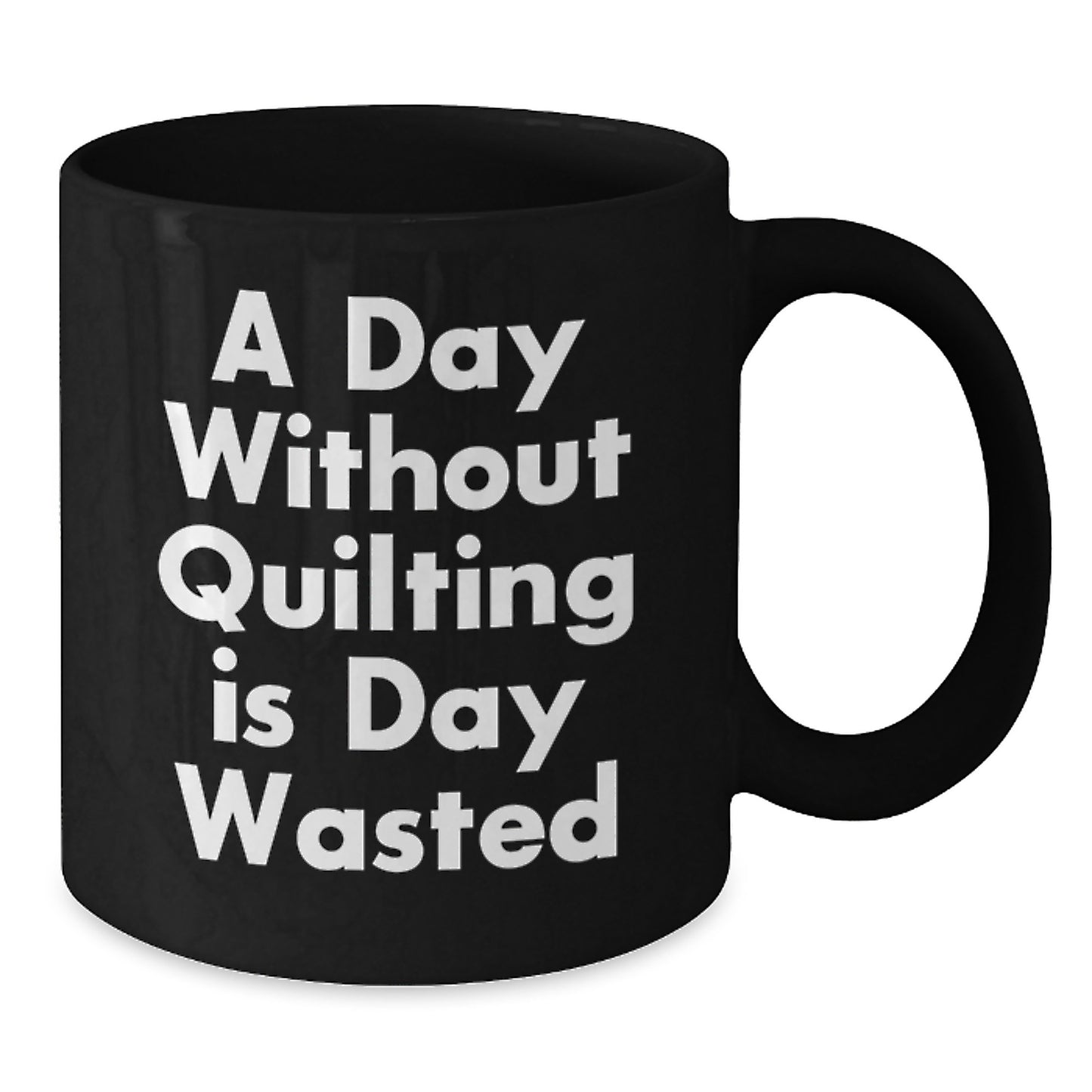 Quilting Enthusiast Gifts from Friends for Quilting Lovers, Funny Black Coffee Mug, Birthday Unique Gifts - Additional