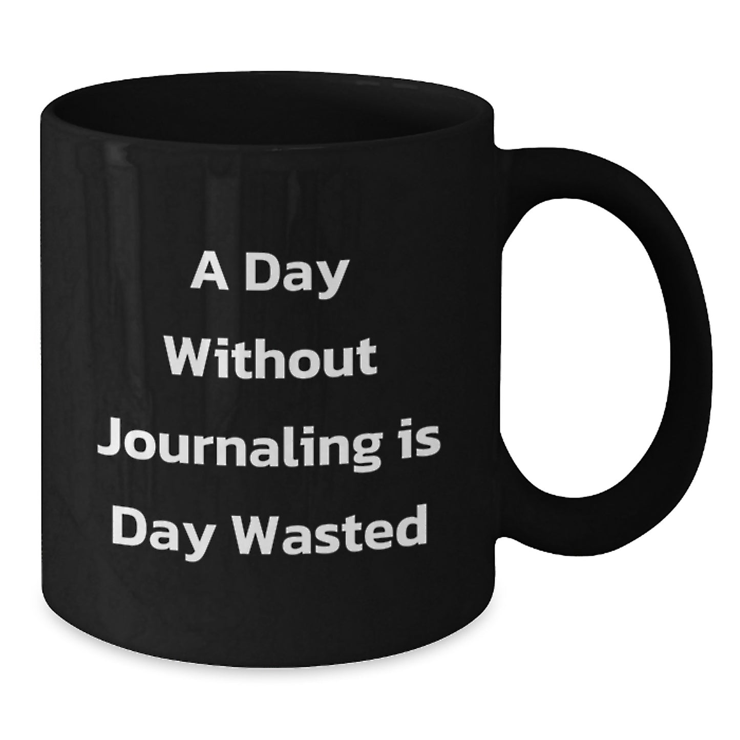 Funny Journaling Gifts from Friends for Journaling Enthusiasts Black Coffee Mug - Additional