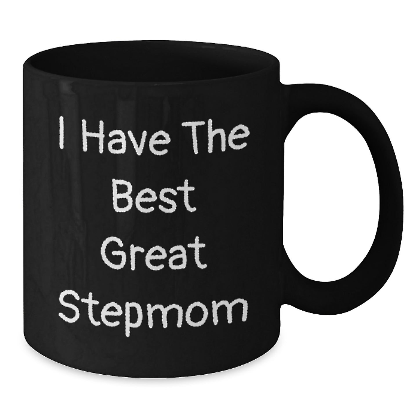 Funny Stepmom Gifts from Men, Unique Black Coffee Mug for Stepmom on Mother's Day - Additional