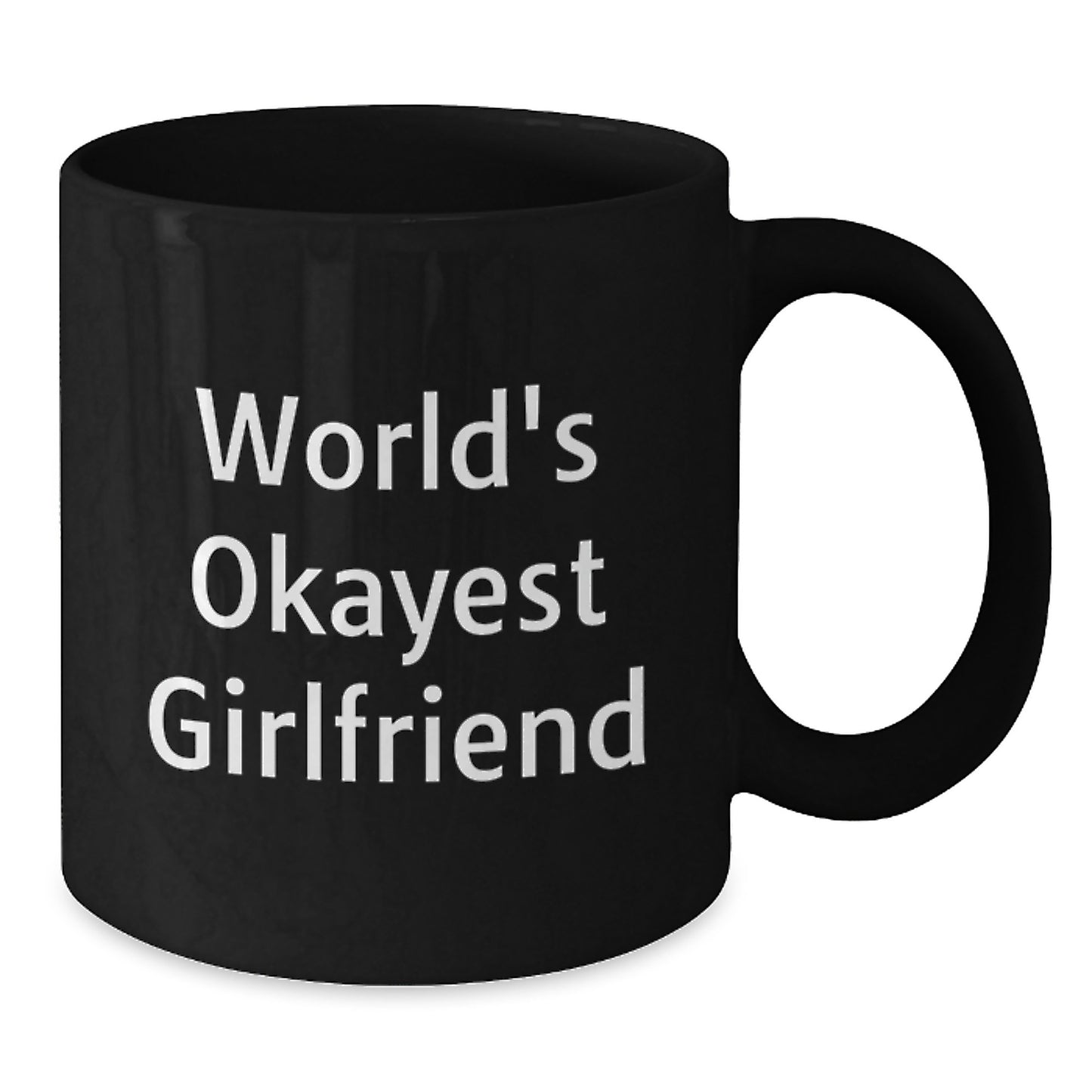Funny Gifts from Men to Sweetheart World's Okayest Sweetheart Black Coffee Mug, Unique Christmas Unique Gifts for Women, Ceramic Mugs - Additional