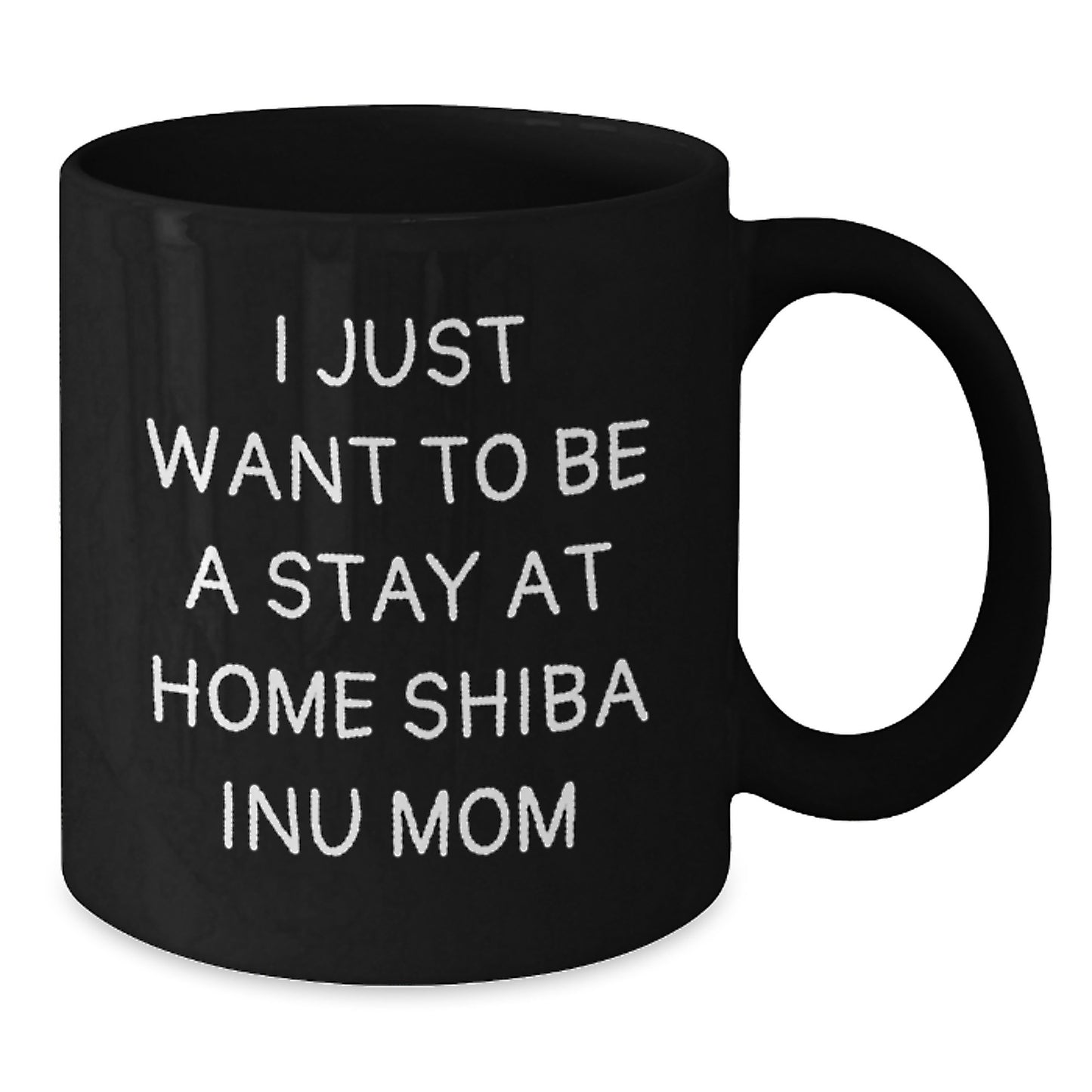 Unique Shiba Inu Dog Mom Funny Christmas Unique Gift Ideas for Shiba Inu Lovers Black Coffee Mug from Friends and Family - Additional
