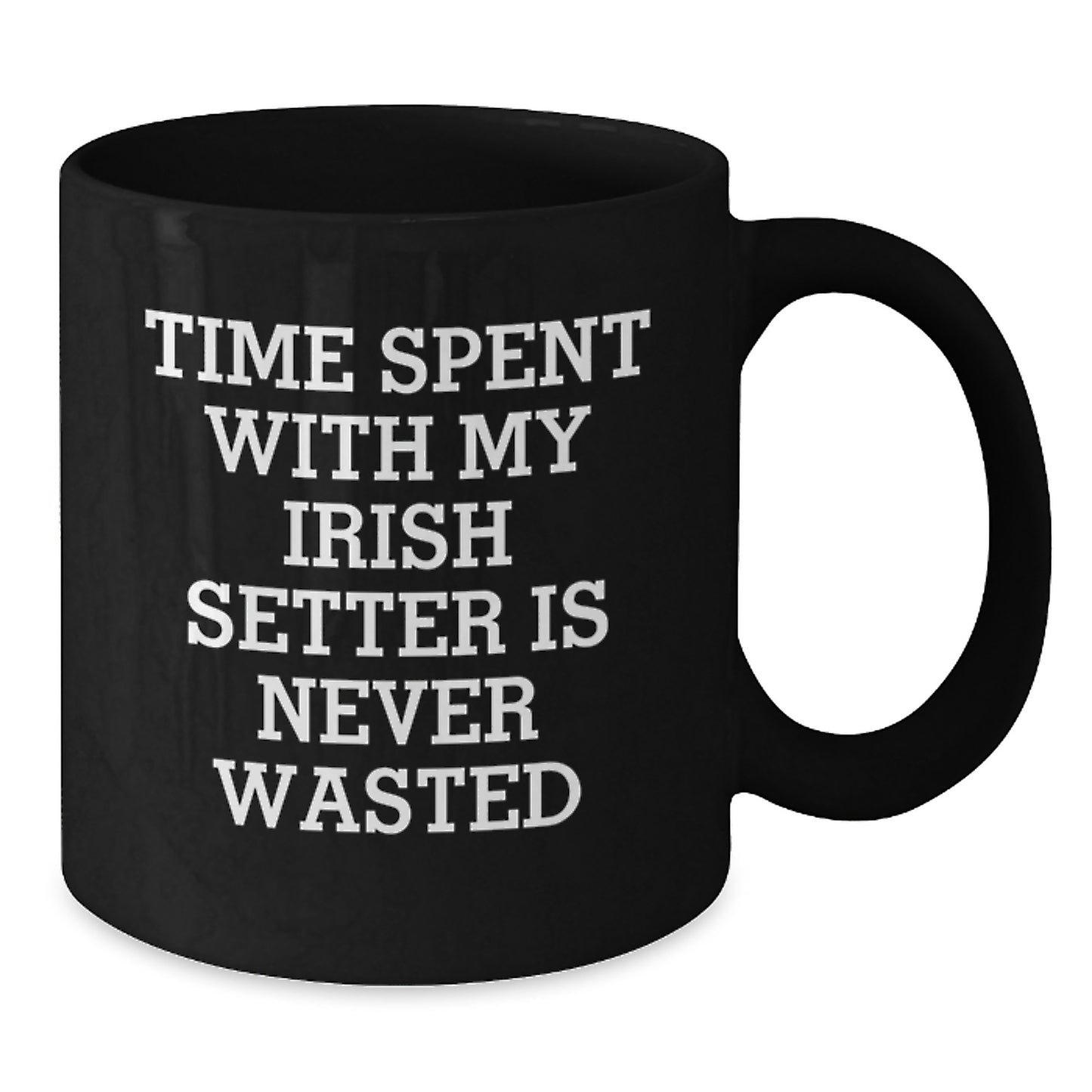 Funny Irish Setter Dog Gifts from Friends, Unique Birthday Unique Gifts for Men with Irish Setter Dog Lover Coffee Mug, Irish Setter Dog Black Coffee Mug Gift - Additional
