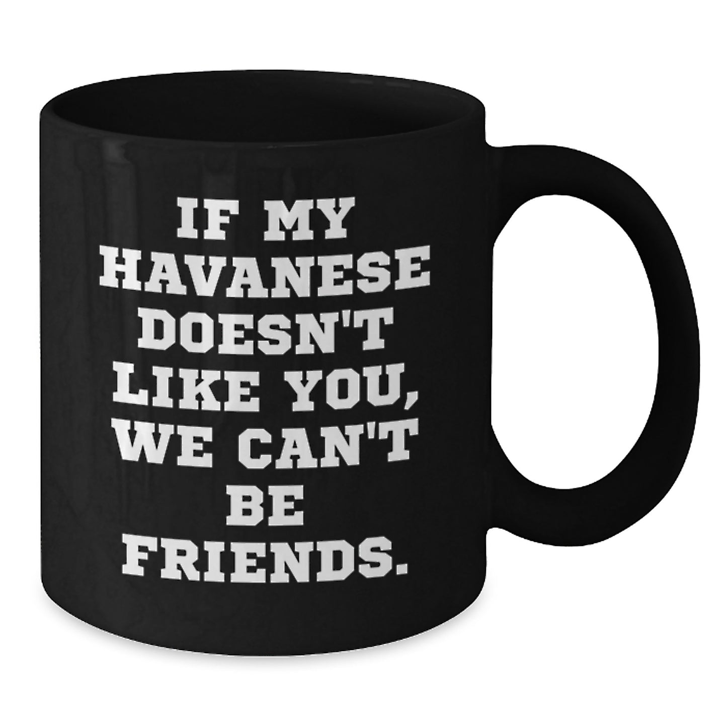 Funny Havanese Dog Gifts for Men, Women, Family and Friends - Black Coffee Mug for Birthday Unique Gifts from Men, Women, Family, Friends - Additional