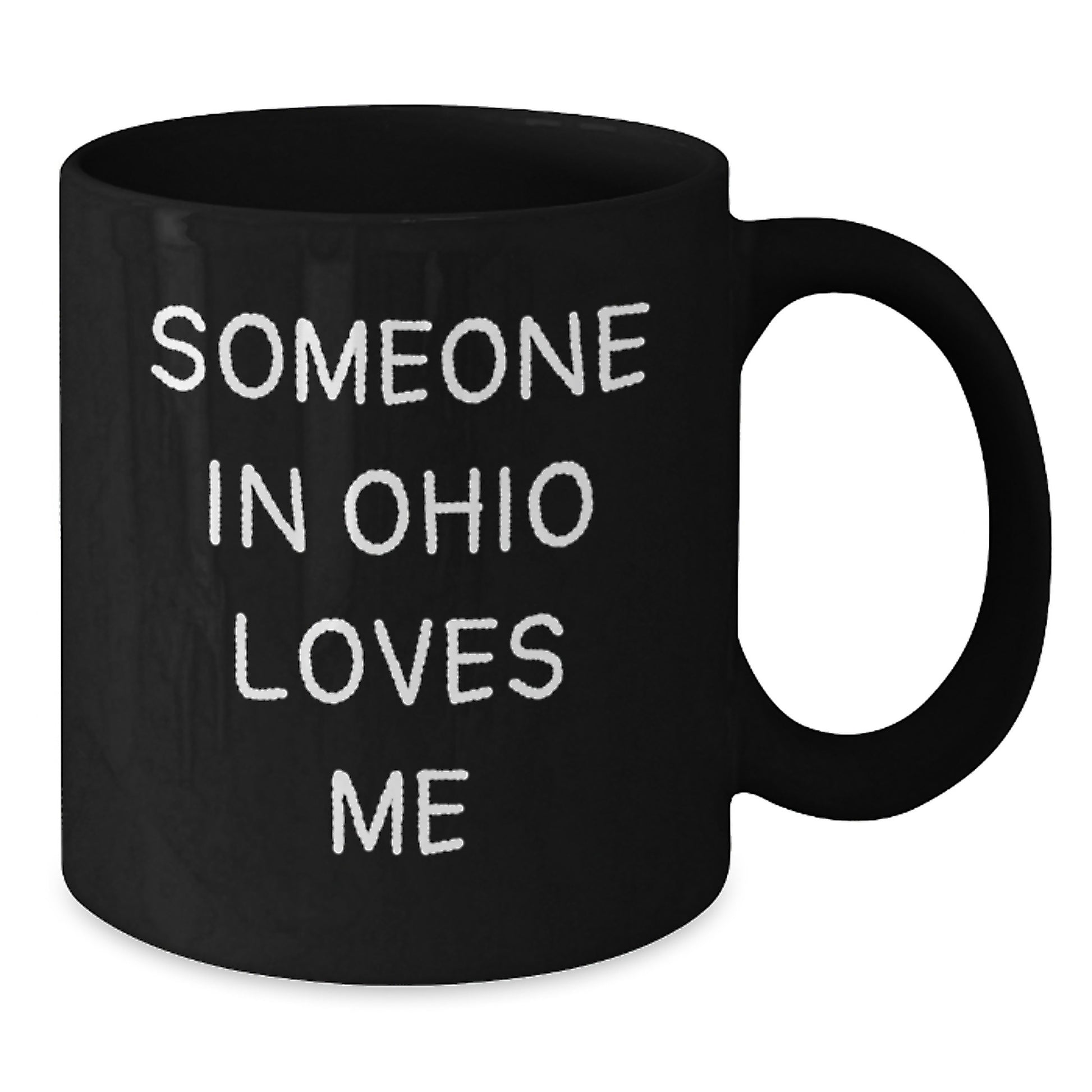 Funny Ohio Black Coffee Mug Gifts from Friends and Family, Someone In Ohio Loves Me, Birthday Unique Gifts for Ohio Lovers - Additional