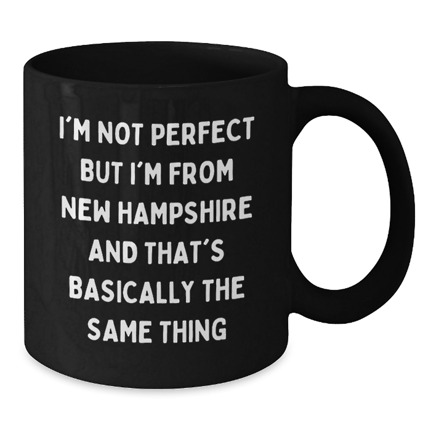 Funny New Hampshire Black Coffee Mugs Gifts from Friends for Valentine's - Additional
