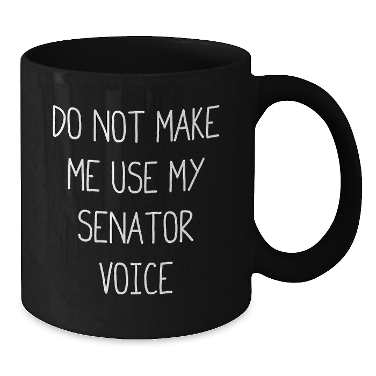 Funny Senator Gifts for Men, Women, Friends, Coworkers, Family, Black Coffee Mug, Graduation Unique - Additional