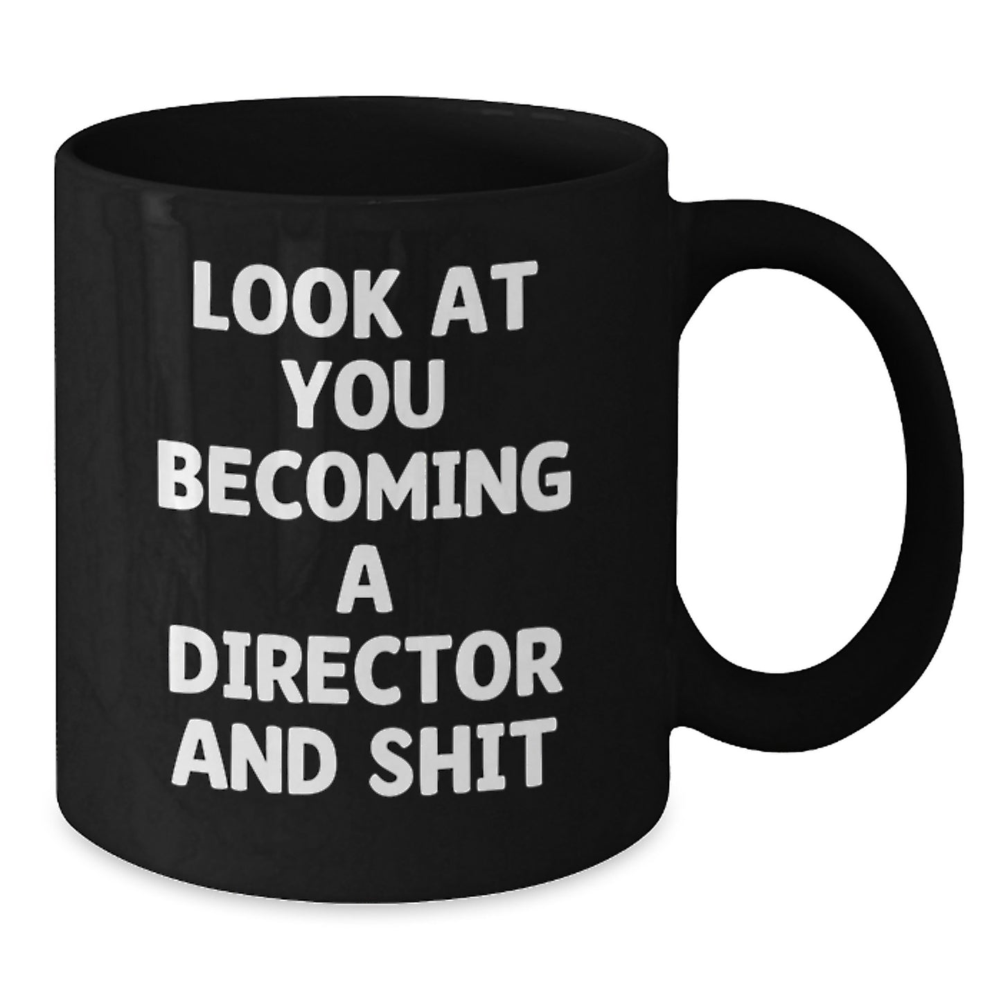 Funny Director Quotes Black Coffee Mug, Gifts for Director, Graduation Unique Gifts from Friends, Family, Coworkers, or Men - Additional