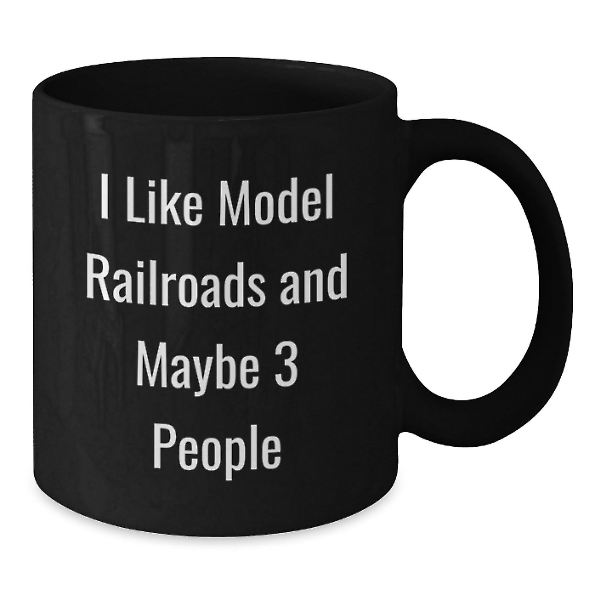 Funny Model Railroads Enthusiast Mom Black Coffee Mug, Gifts for Mom from Husband, Daughter, or Son on Mother's Day - Additional