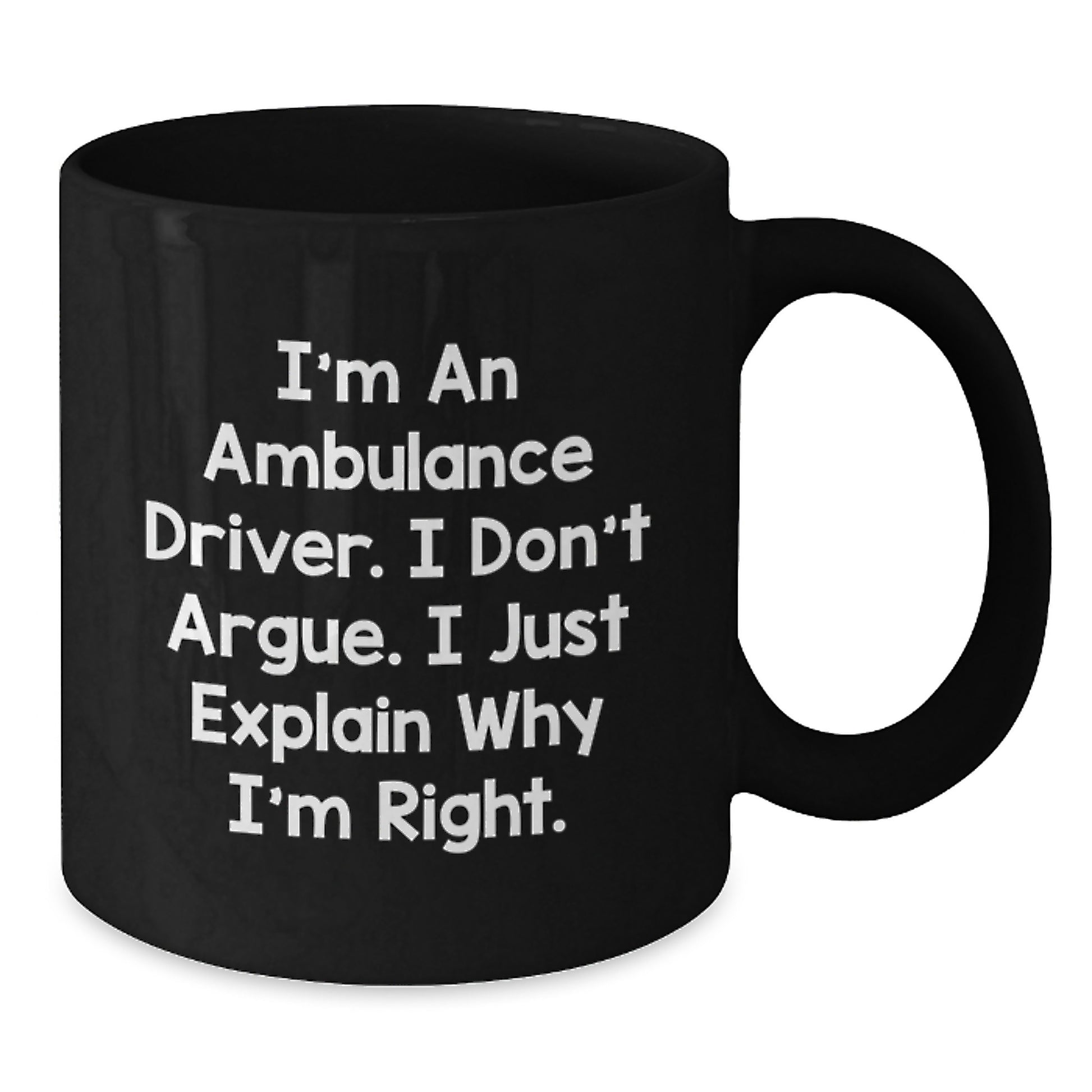 Funny Ambulance Driver Gifts from Friends, Ambulance Driver Humor Coffee Mugs for Graduation Unique Gifts Ideas - Additional