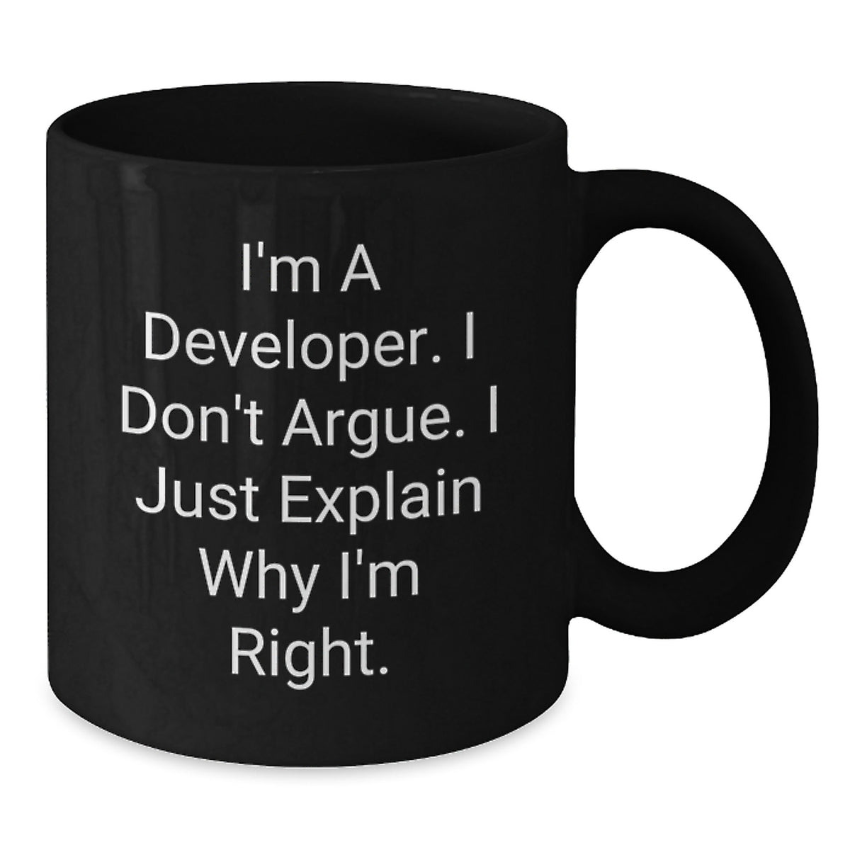 Christmas Gift For Her - Developer Quote Present Coffee Mug - Additional