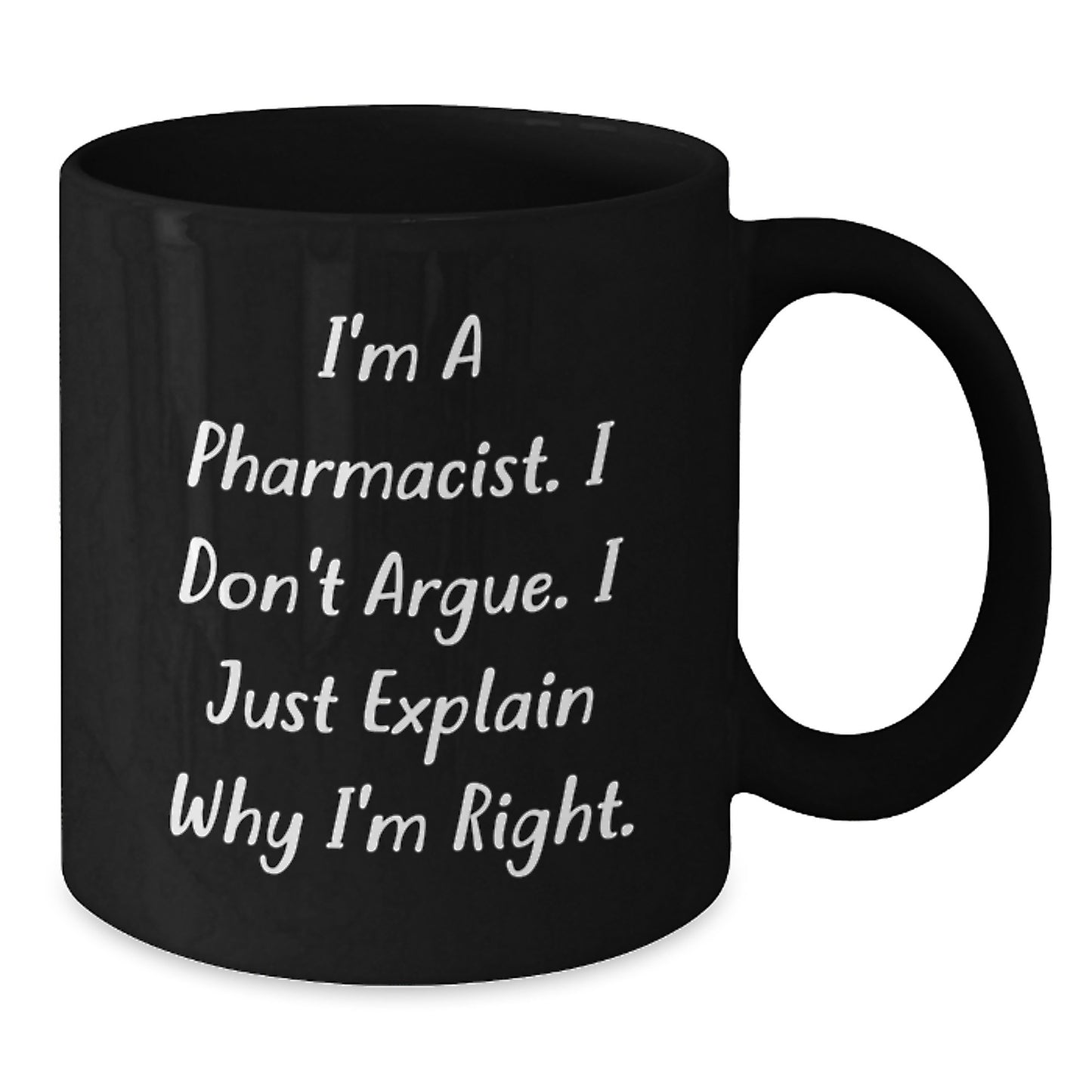 Pharmacist Keepsake Black Coffee Mug for Him Graduation Gift - Additional
