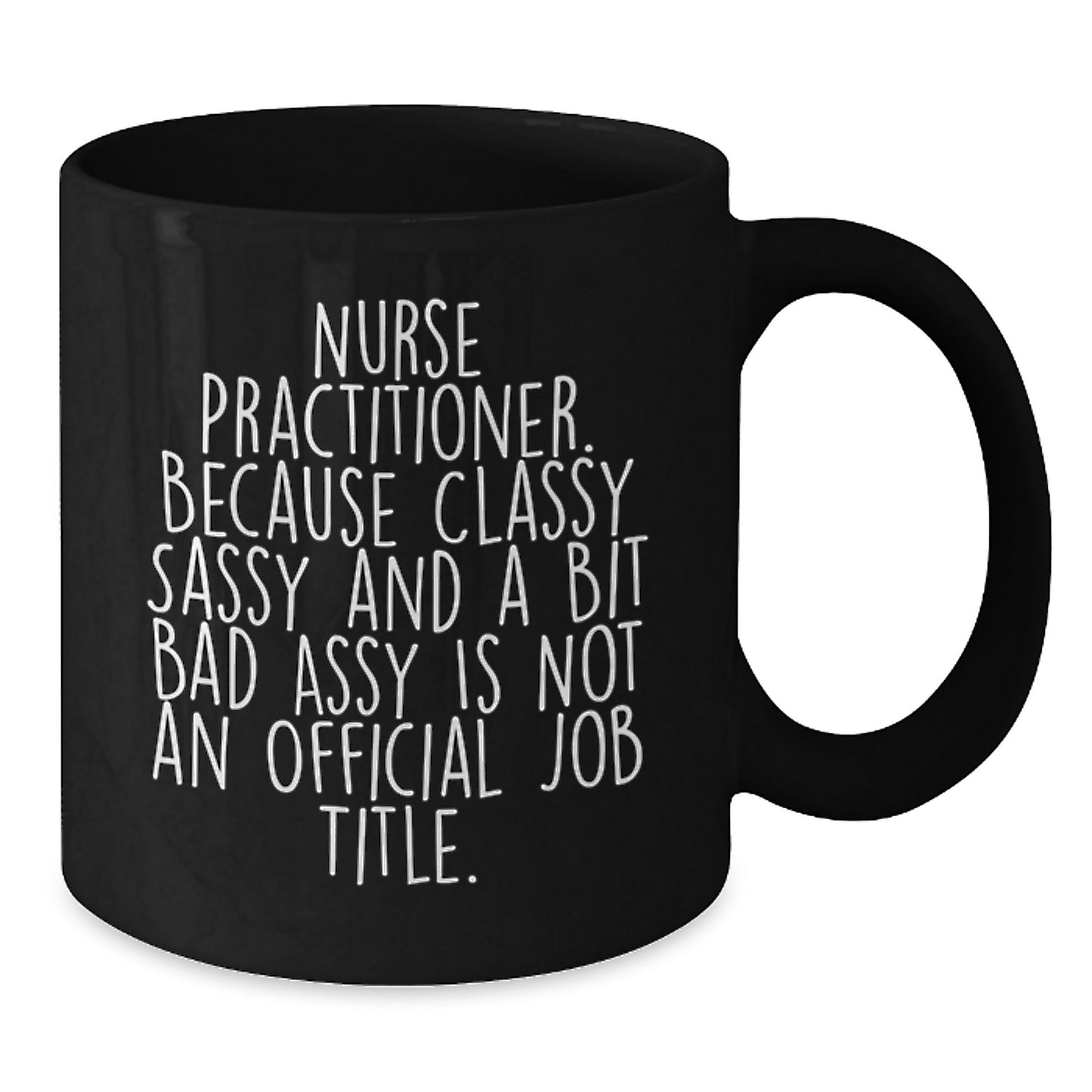 Nurse Practitioner Keepsake Black Coffee Mug for Him Graduation Gift - Additional