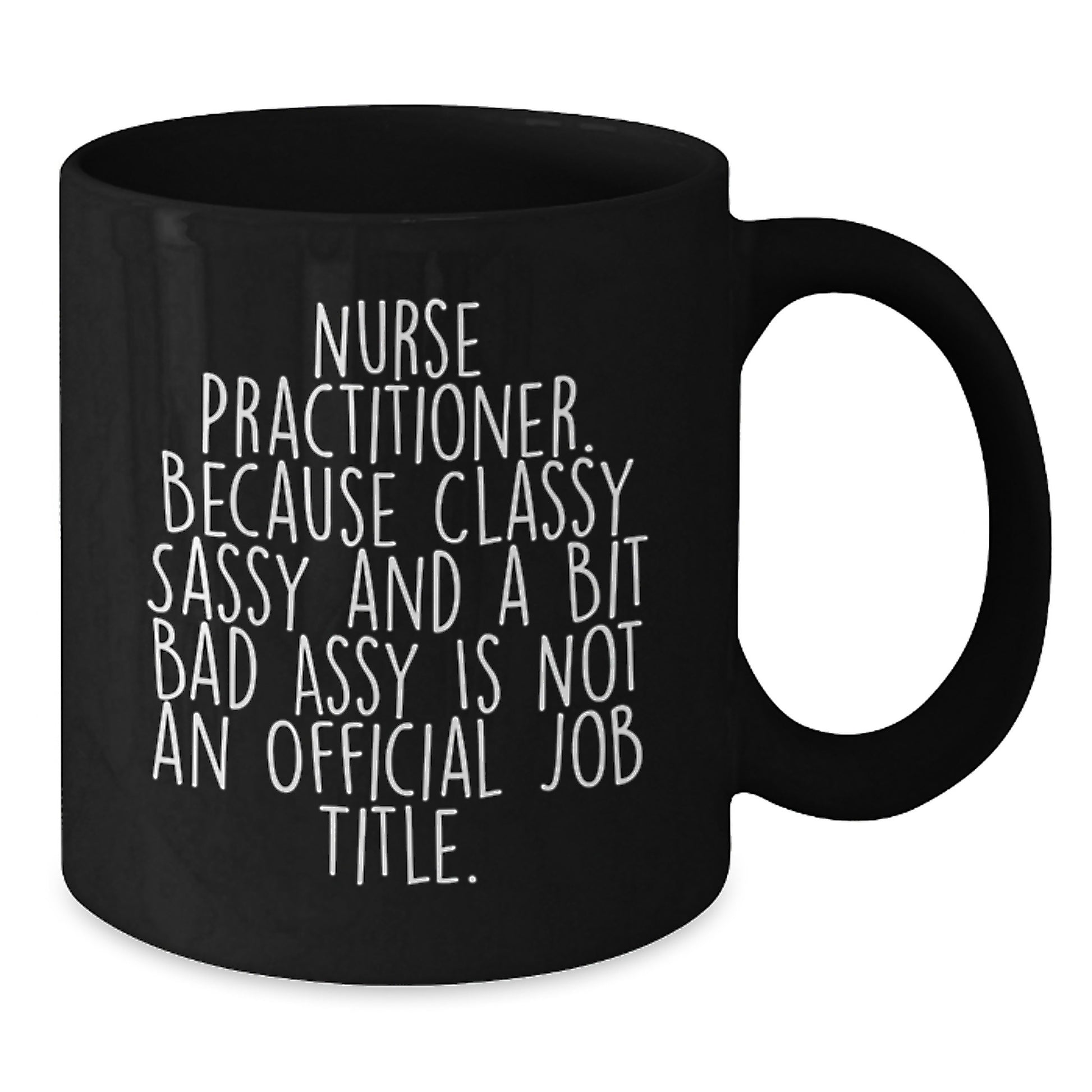 Nurse Practitioner Keepsake Black Coffee Mug for Him Graduation Gift - Additional