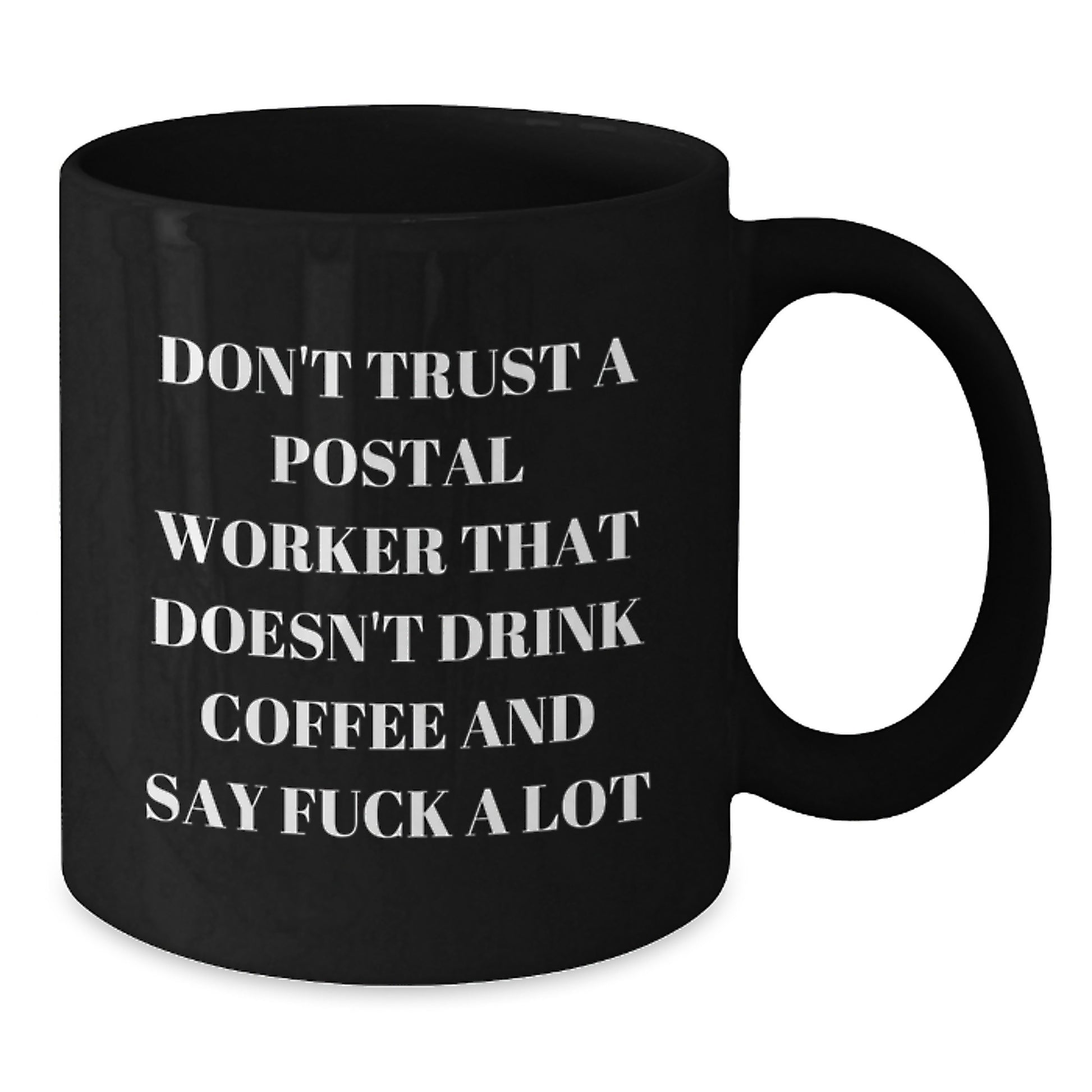 Funny Postman Mug Gifts for Men, Unique Black Coffee Mugs for Postal Worker Friends, Graduation Unique Gifts from Family - Additional