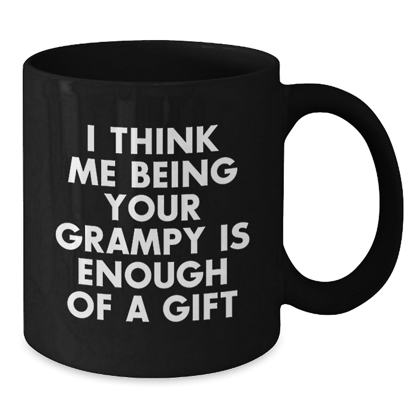 Grampy Keepsake Black Coffee Mug for Him Birthday Gift 11oz Ceramic - Additional