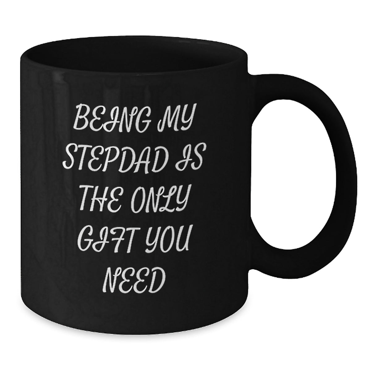Stepdad Keepsake Premium Black Coffee Mug Birthday Gift for Him - Additional