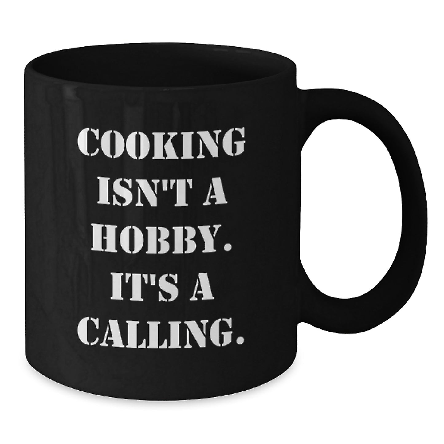 Cooking Keepsake Black Coffee Mug for Him Birthday Gift With 11oz - Additional