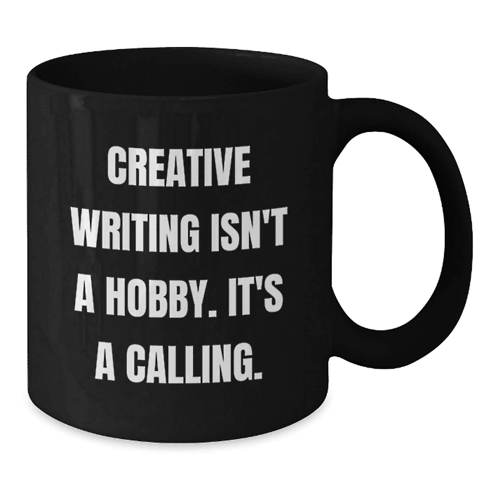 Inspiring Creative Writing Gifts for Graduates - Funny Quote Mug, Gifts from Men to Friends and Coworkers, Black Coffee Mug for Writers - Additional