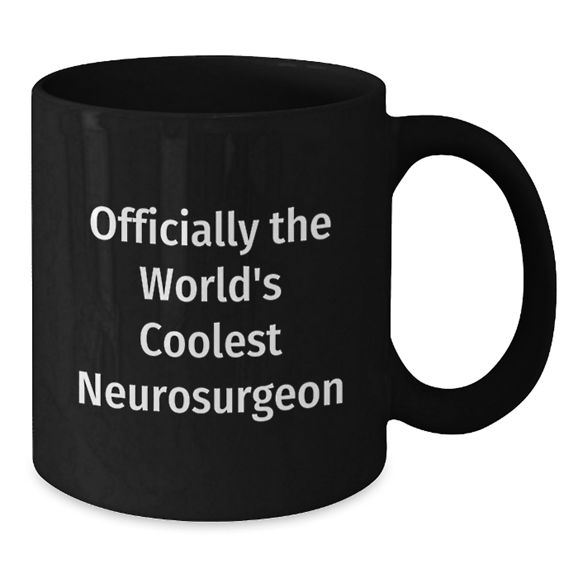 Neurosurgeon Keepsake Black Coffee Mug for Him Birthday Gift - Additional